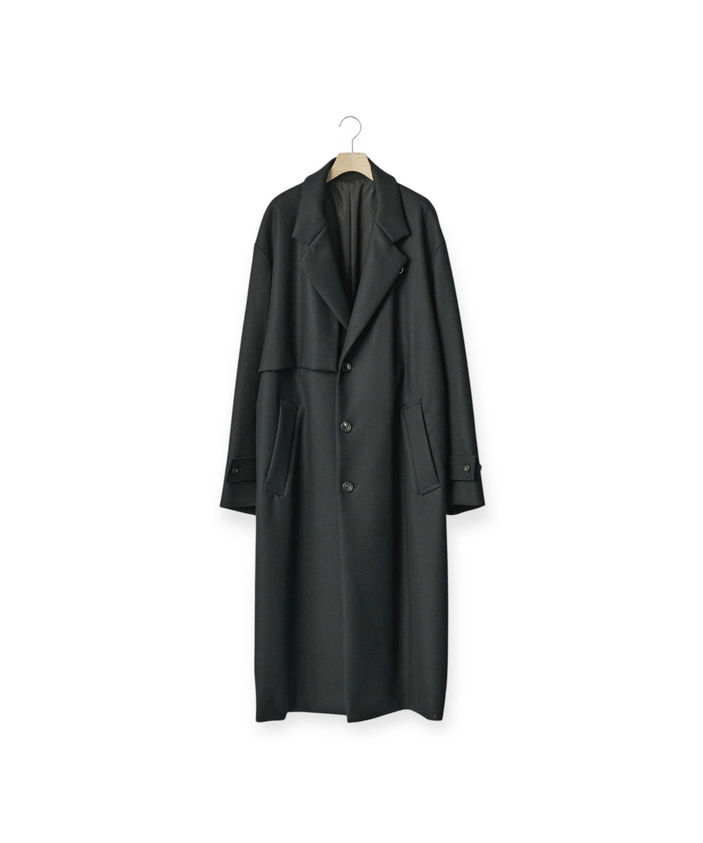 stein シュタイン ssstein アウター コート チェスターコート ブラック