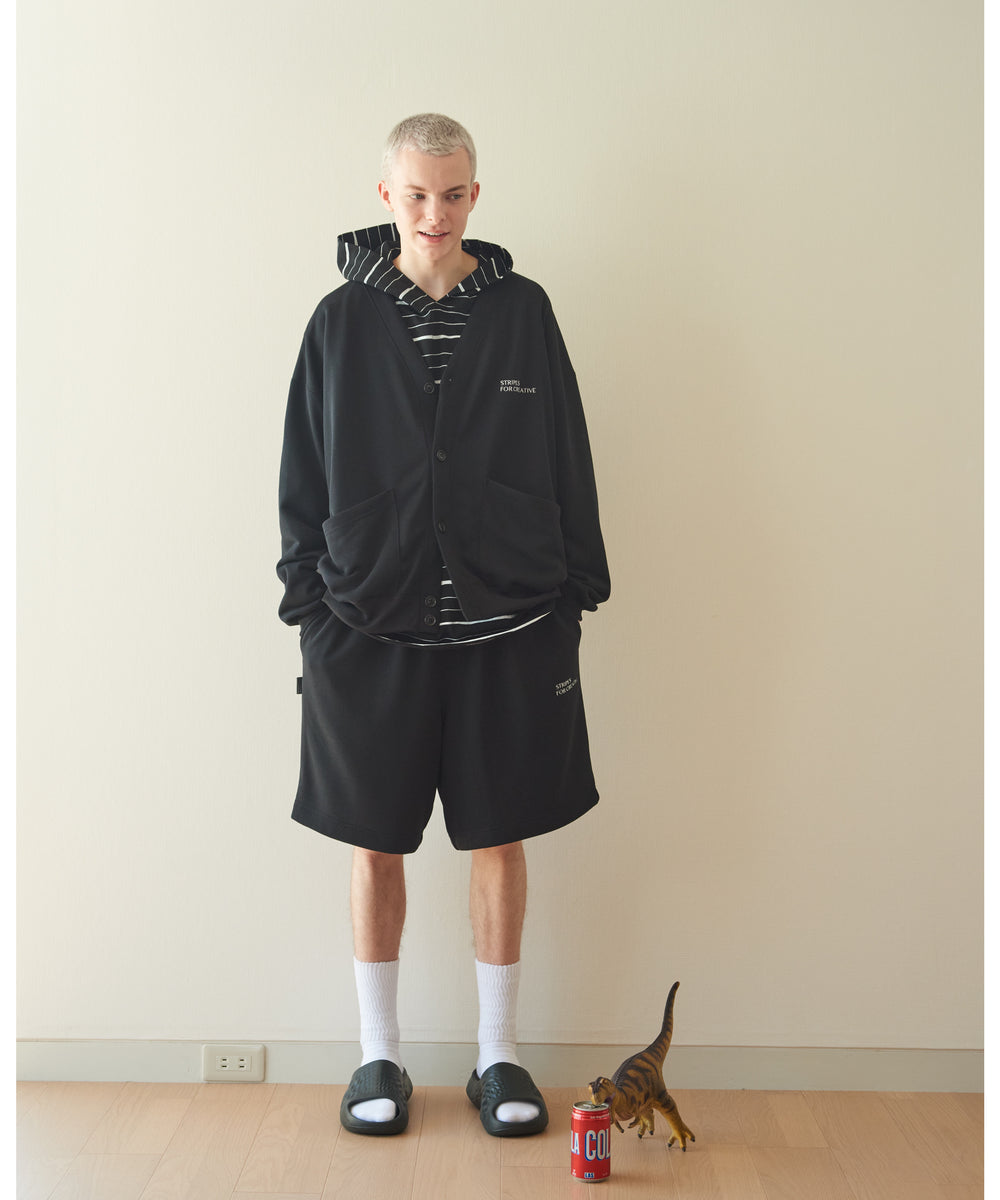 S.F.C エスエフシー ロンT フーディ ボーダー ブラック オーバー
