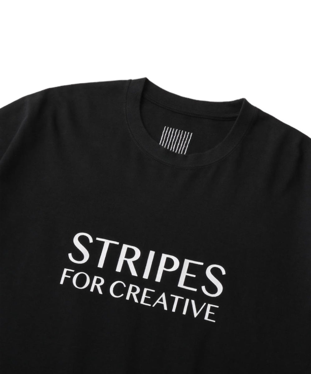 S.F.C エスエフシー STRIPESFORCREATIVE ロンT ブラック オーバー