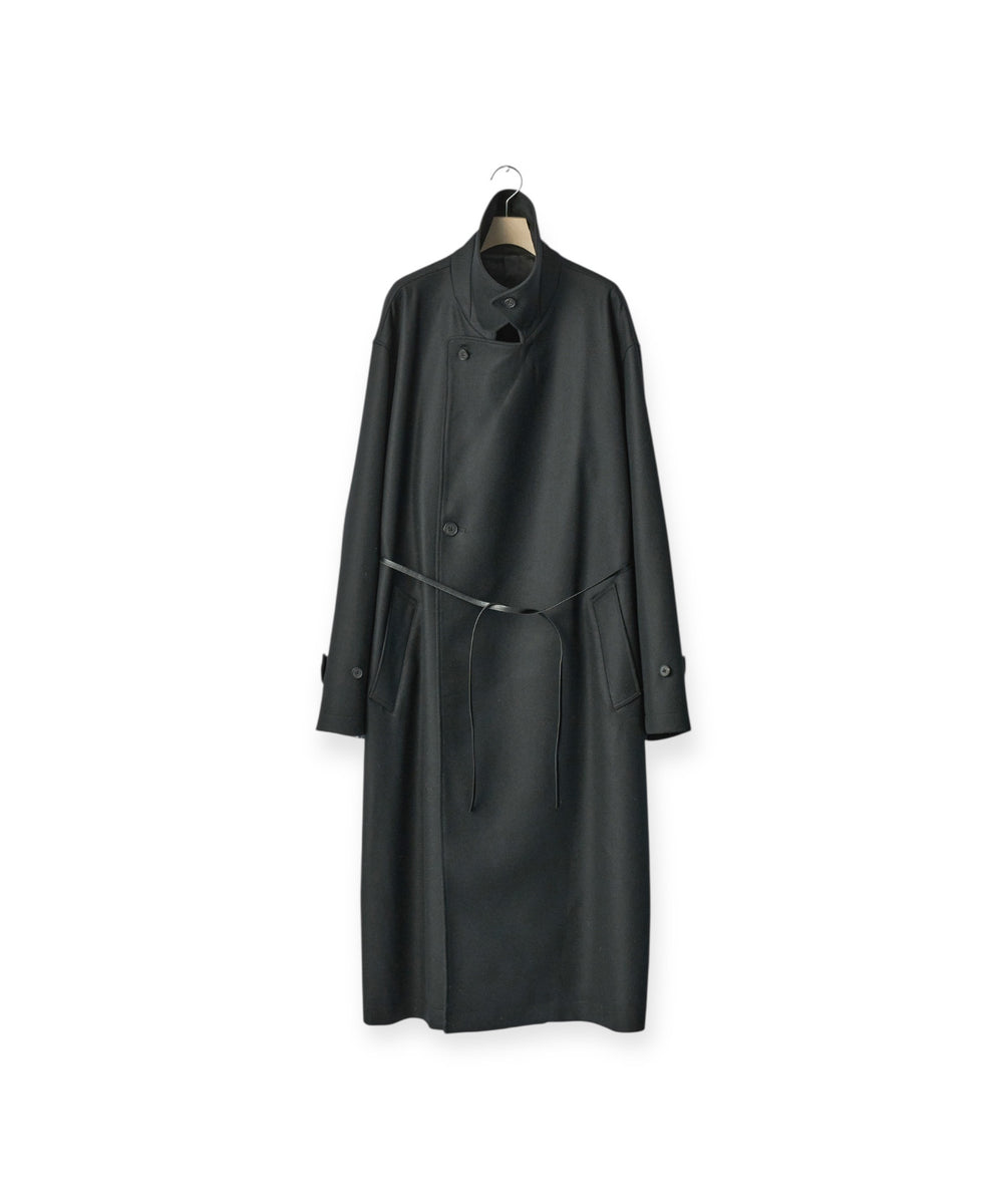 stein シュタイン アウター コート ダブルブレステッド ブラック