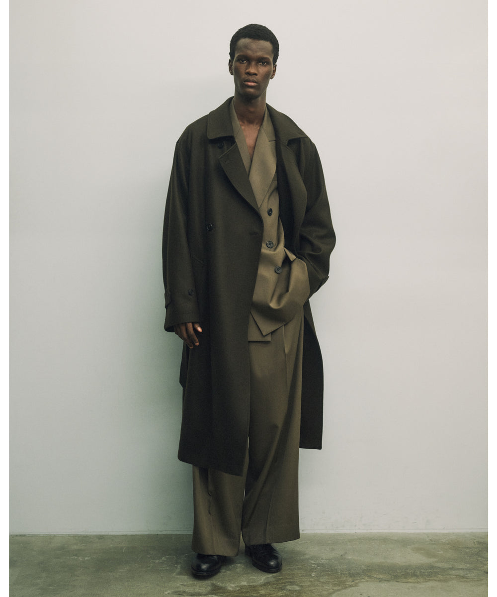 stein シュタイン アウター コート ダブルブレステッド ブラック 通販