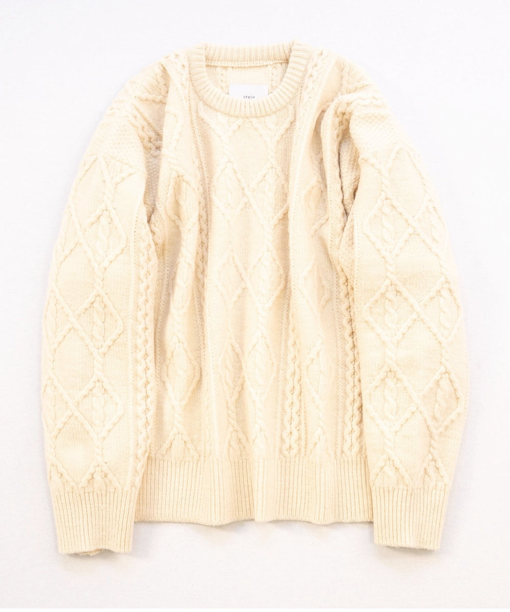 OVERSIZED CABLE KNIT LS