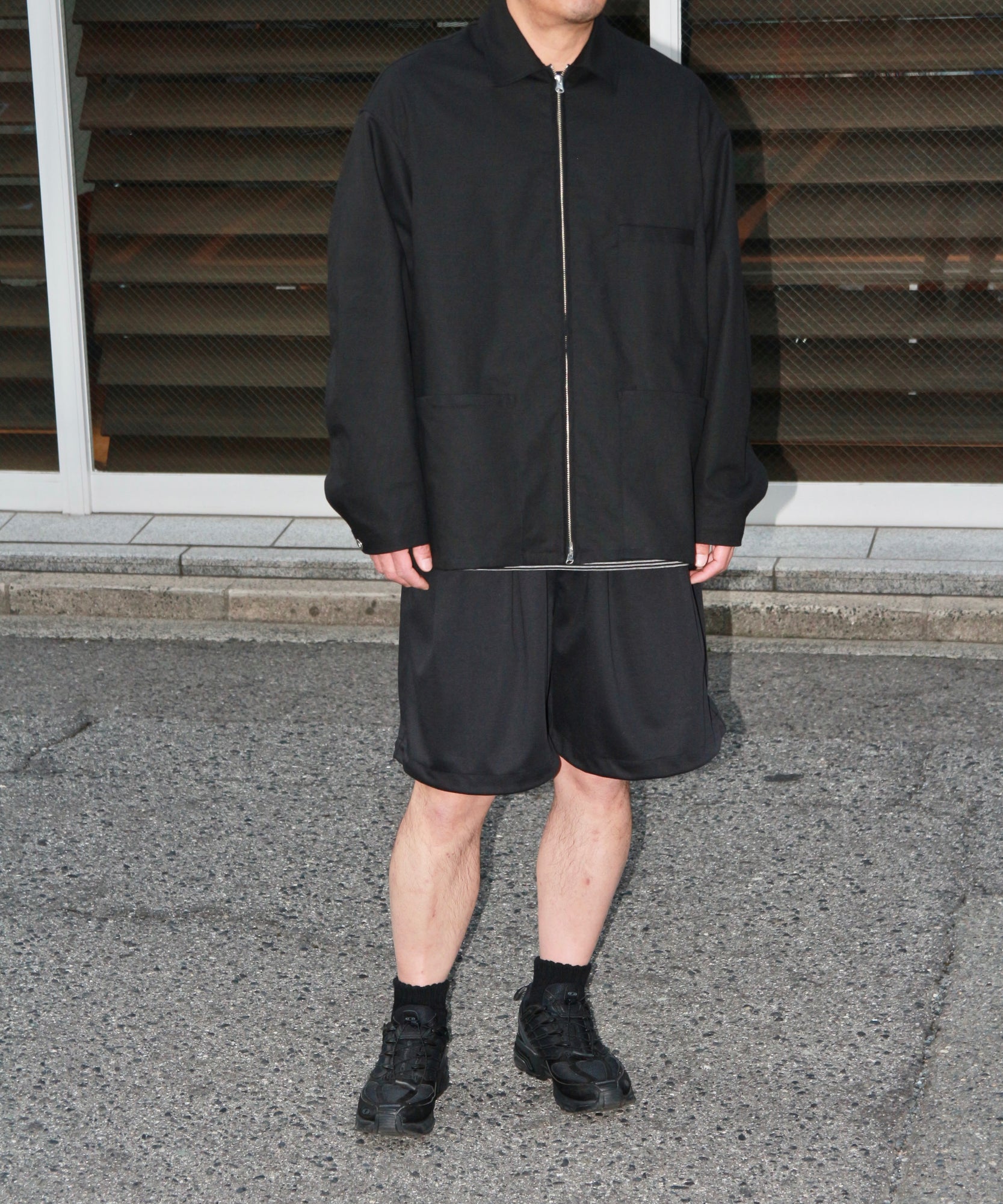 カバーオール "BLACK"