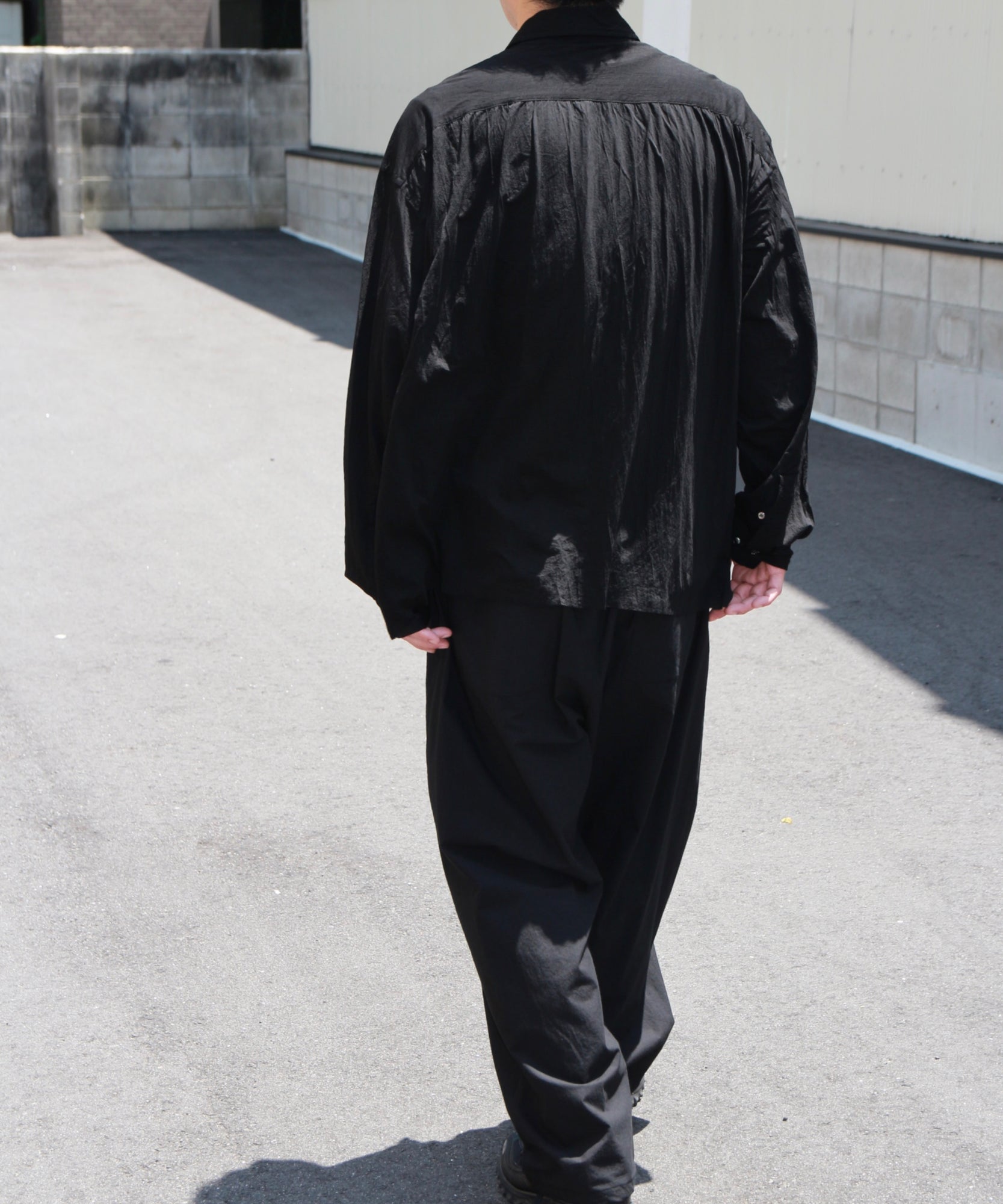46G Artisan Shirt "BLACK(Night Black)"