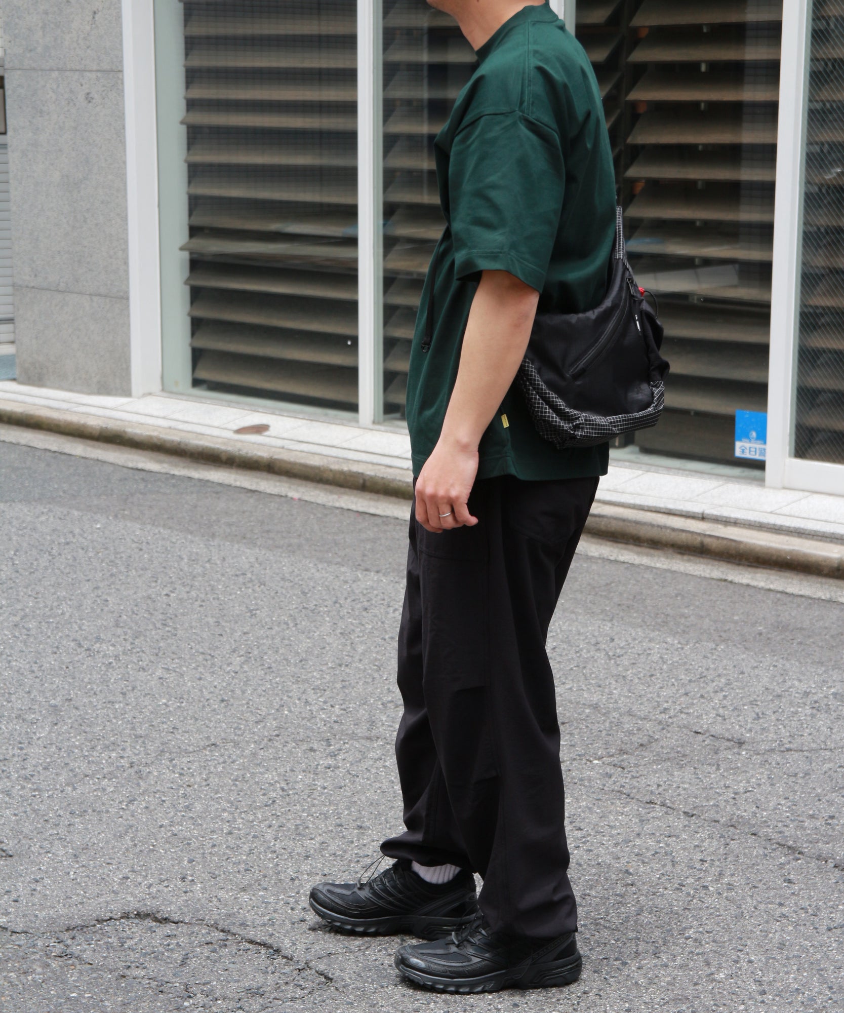 Printed Graphic  S/S Tee "Classic Logo" "DARK GREEN"
