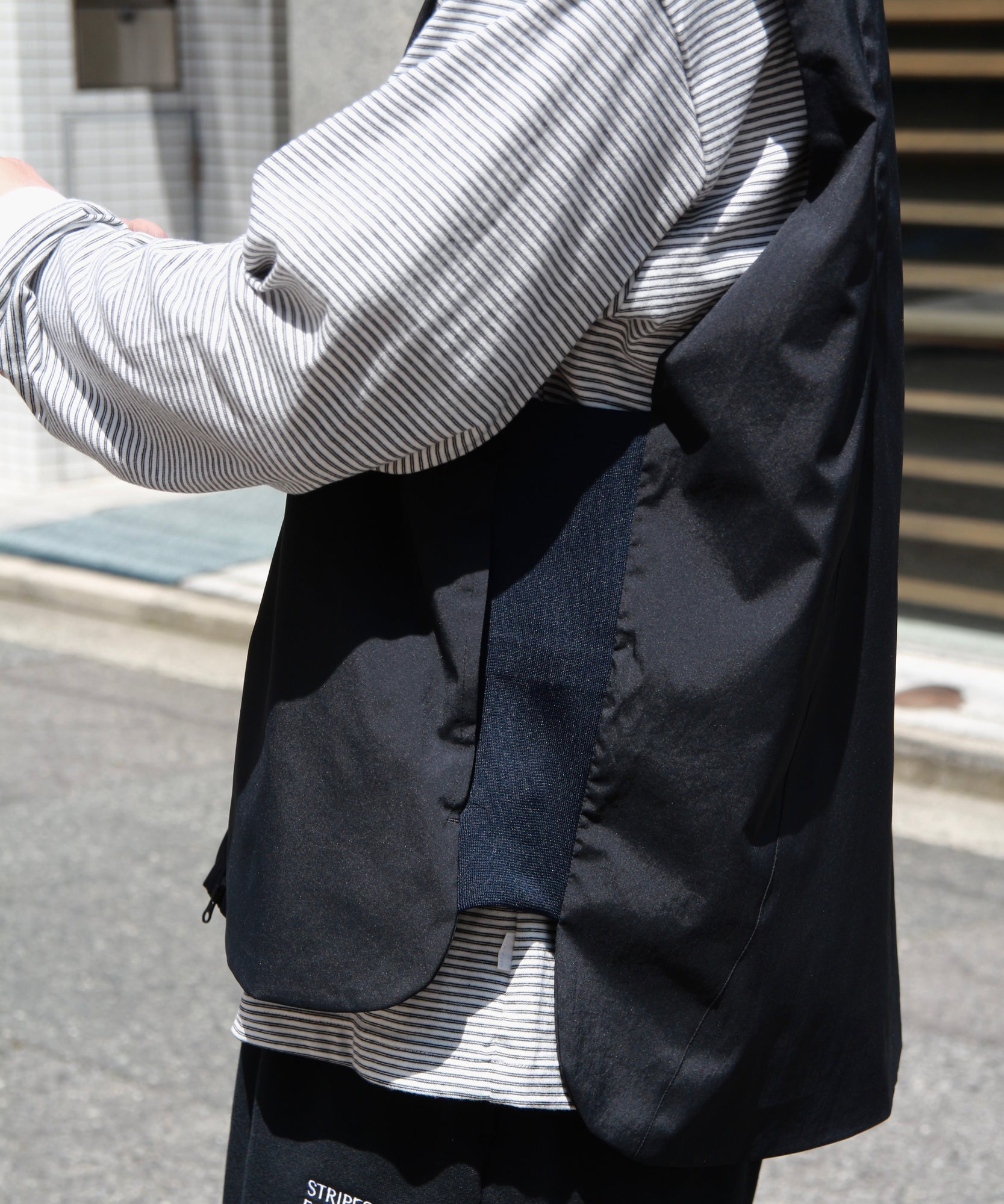 ジッパーベスト "BLACK"