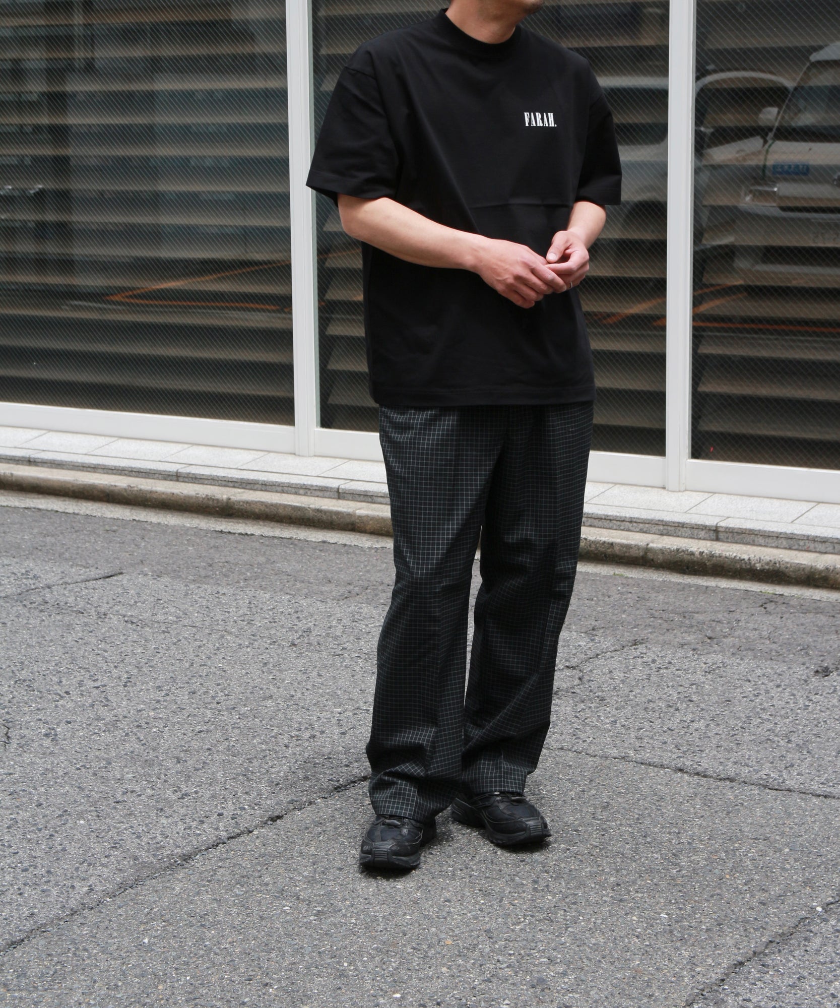 Printed Graphic  S/S Tee "Classic Logo" "BLACK"