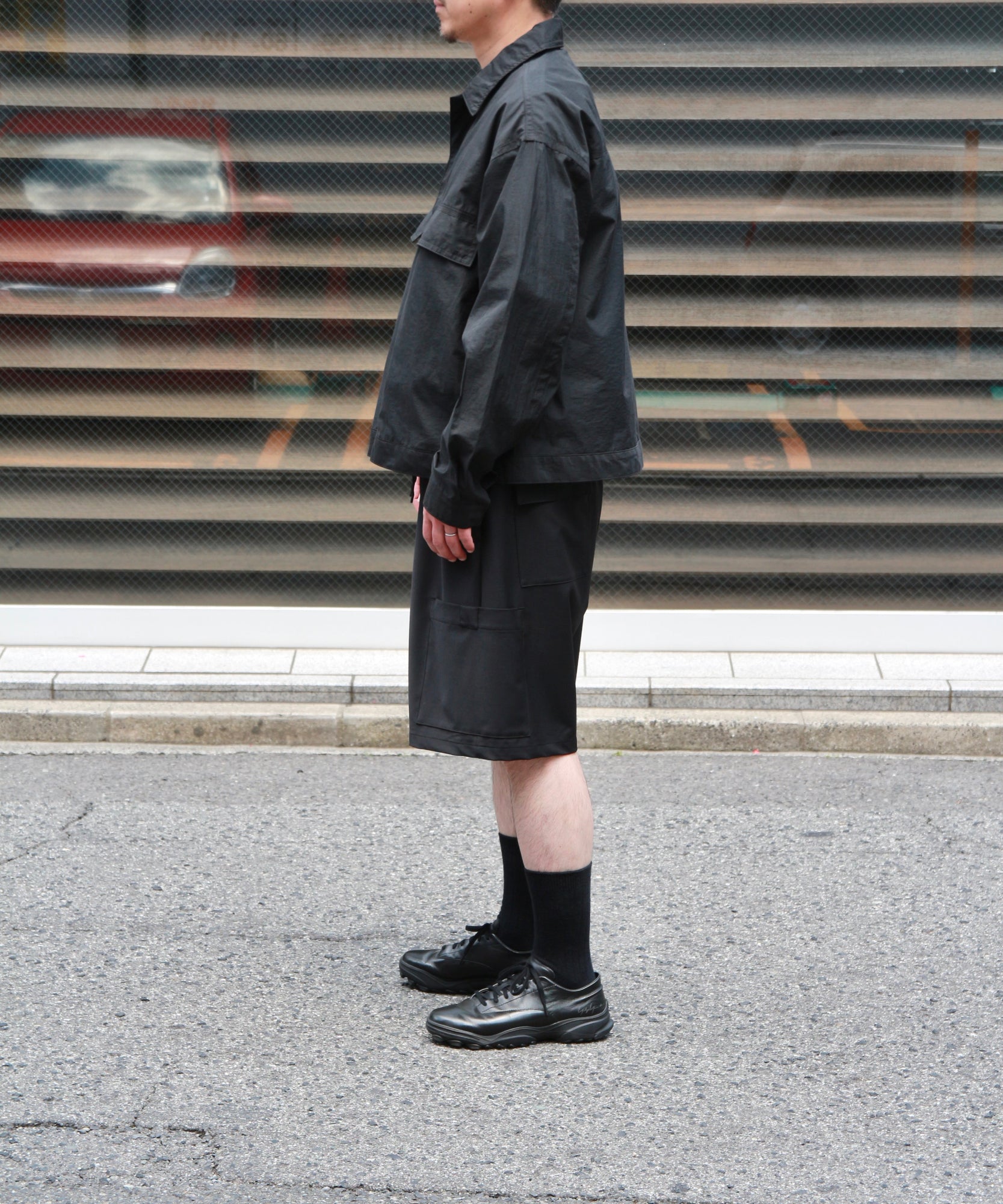 4-Stitch Chambry Jacket "BLACK"