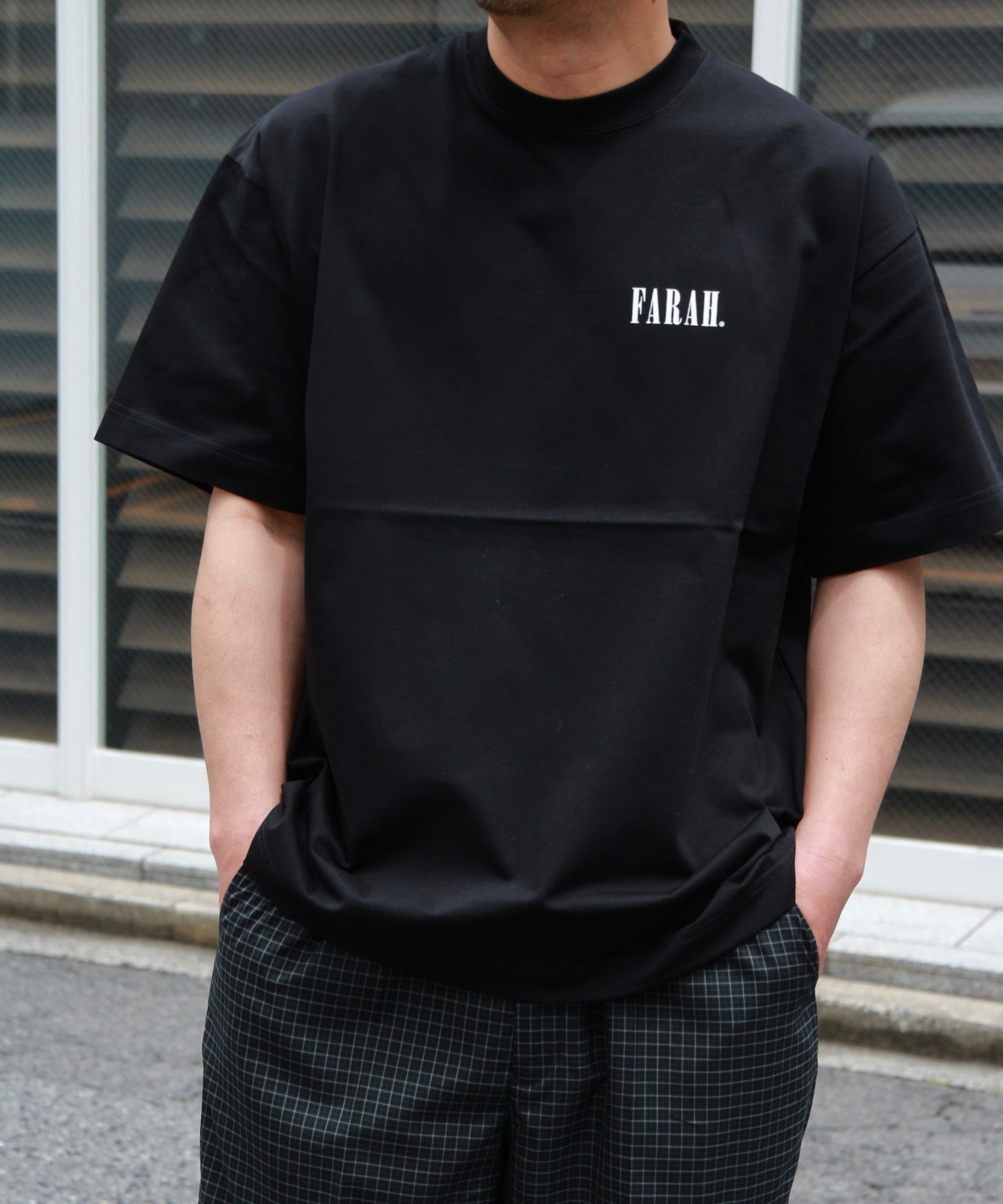 Printed Graphic  S/S Tee "Classic Logo" "BLACK"