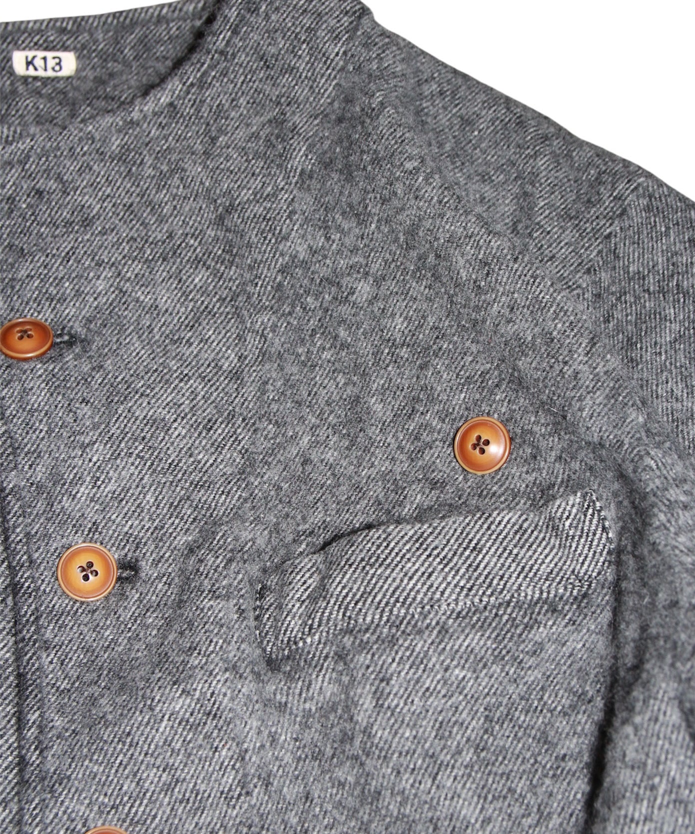 Asymmetric jacket "GRAY"