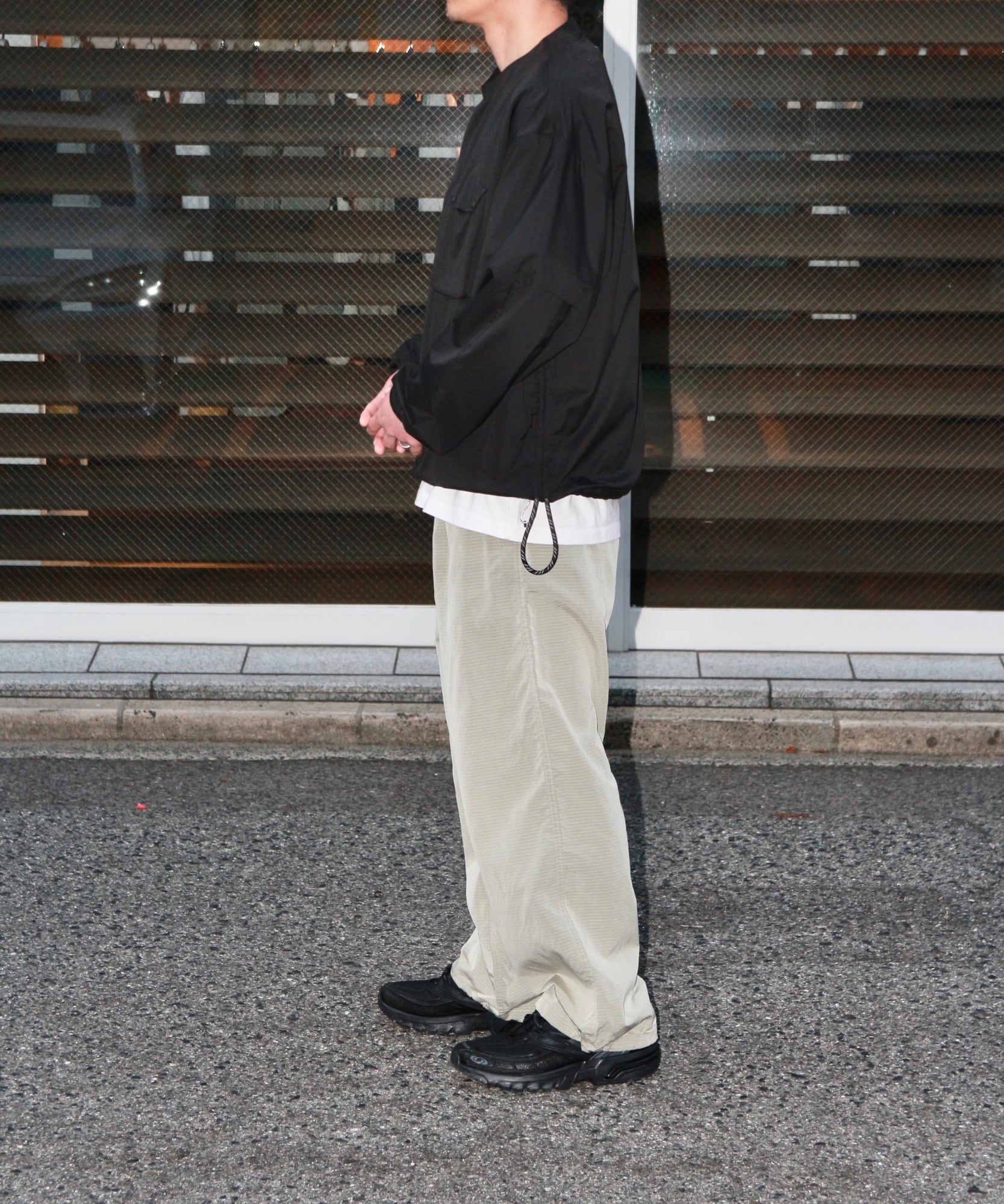 PERTEX TECH ZIP LS "BLACK"