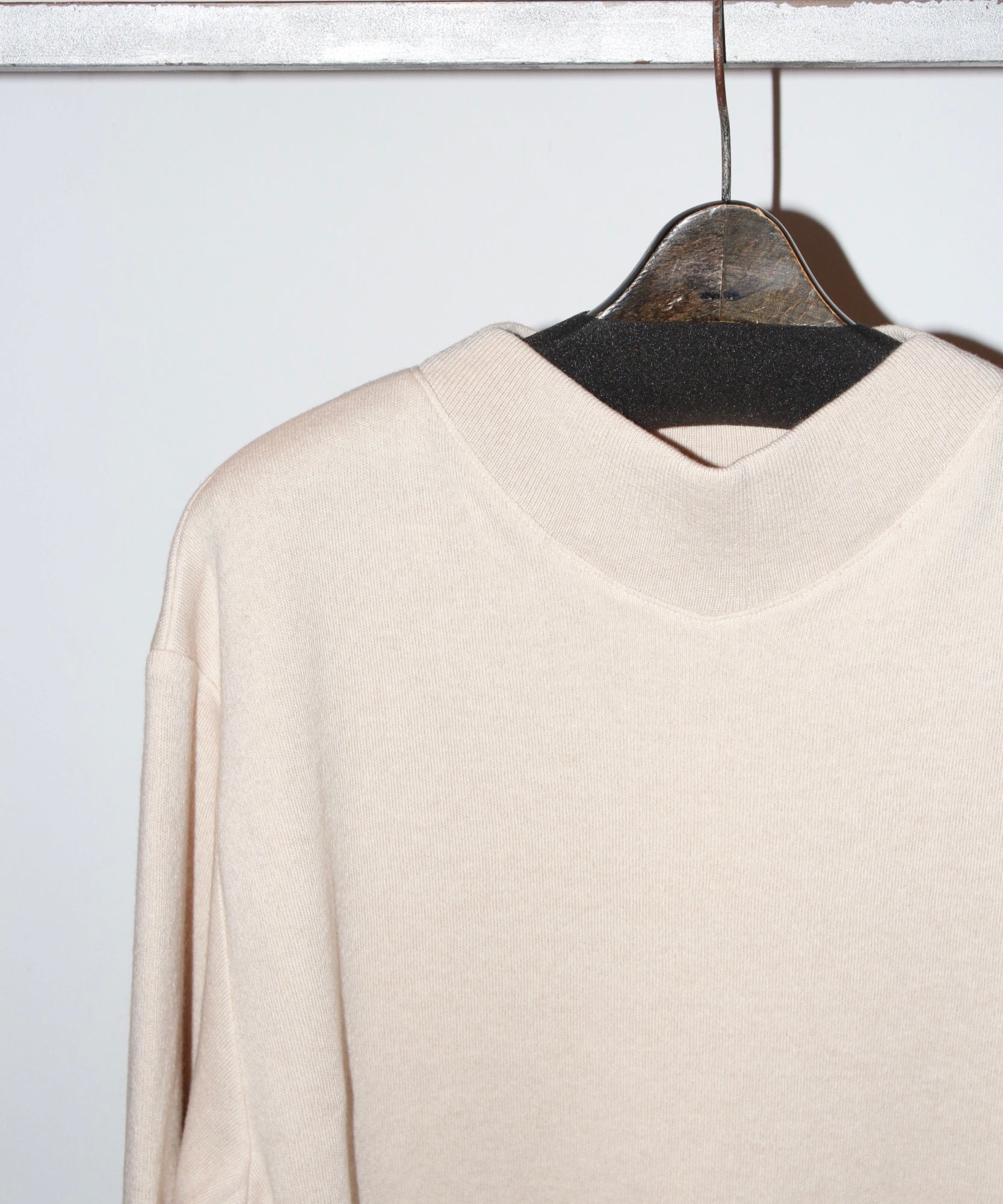 CASHMERE SKIING SWEAT KNITSHIRT "OATMEAL"