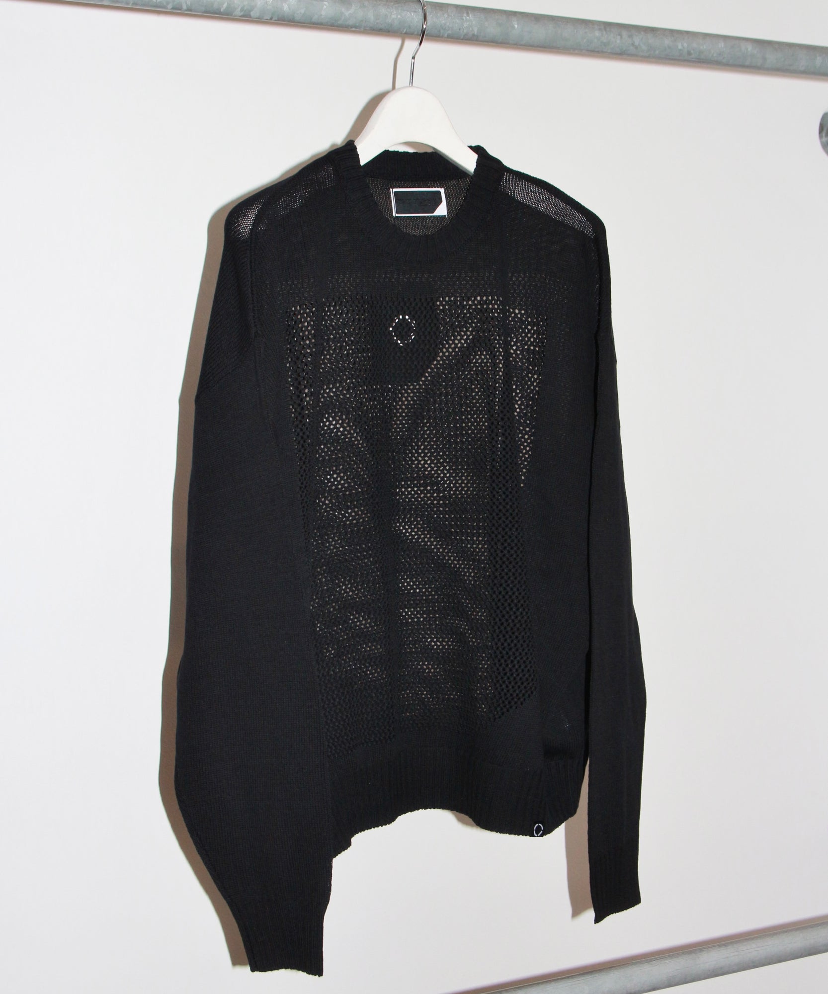 WINDOW WEB SWEATER "BLACK"