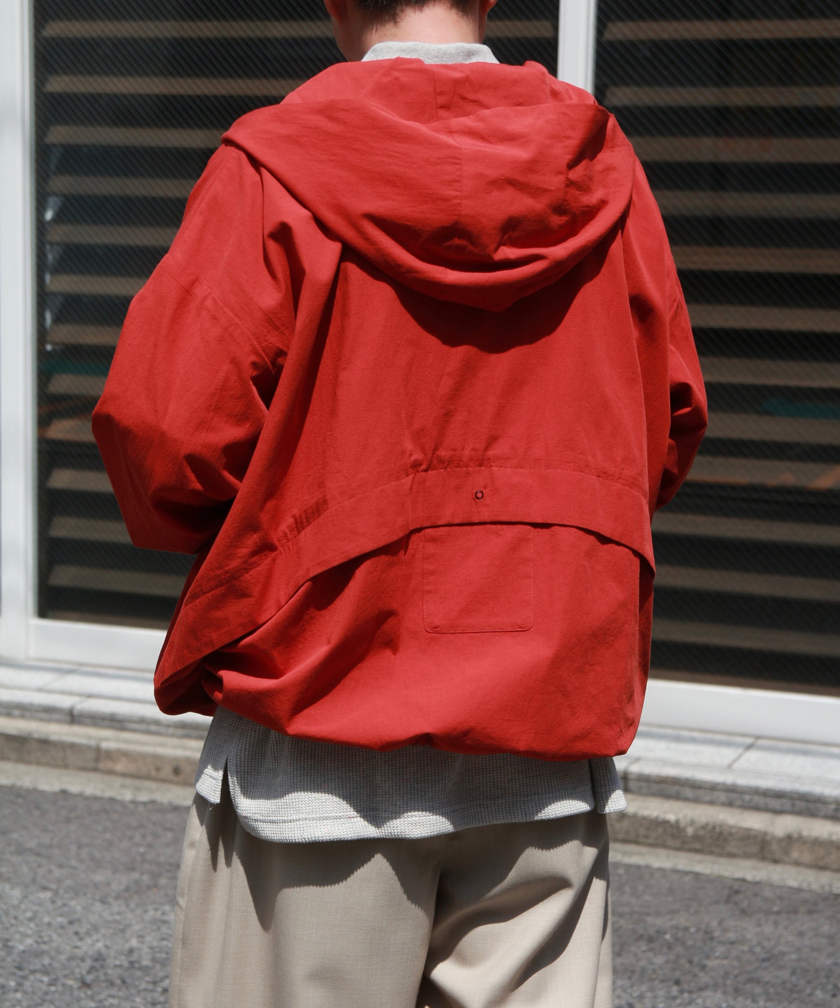 ワイドフーディーシャツ "SUMI"