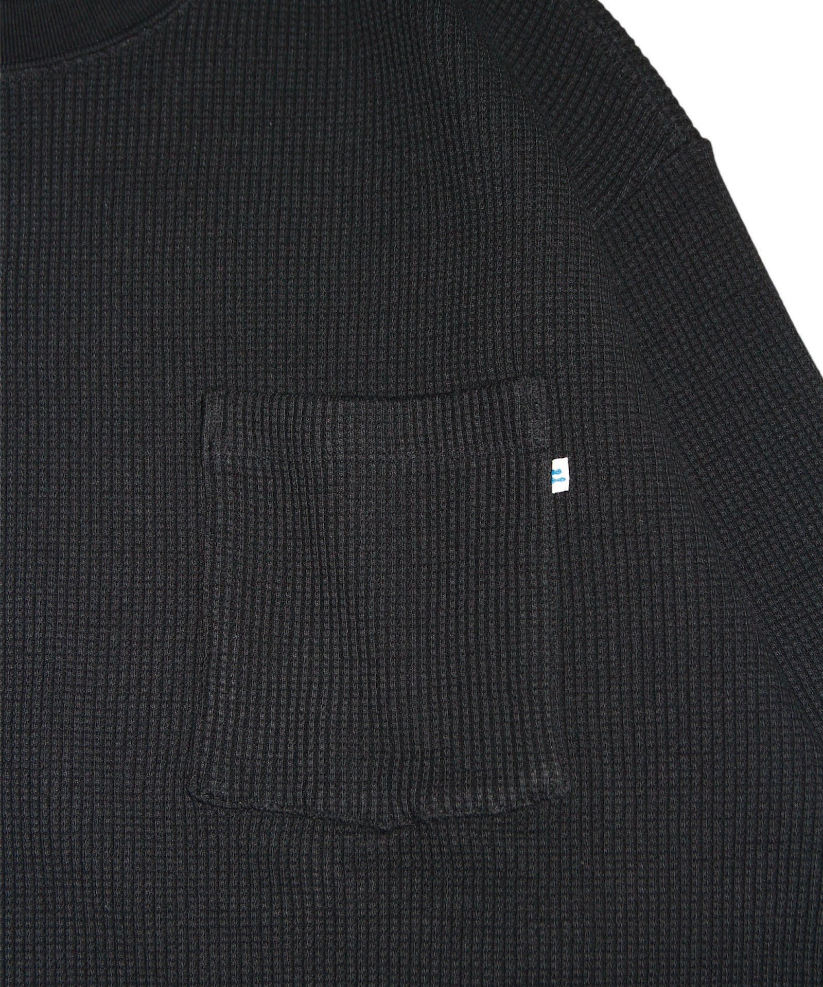 Waffle L/S "BLACK"