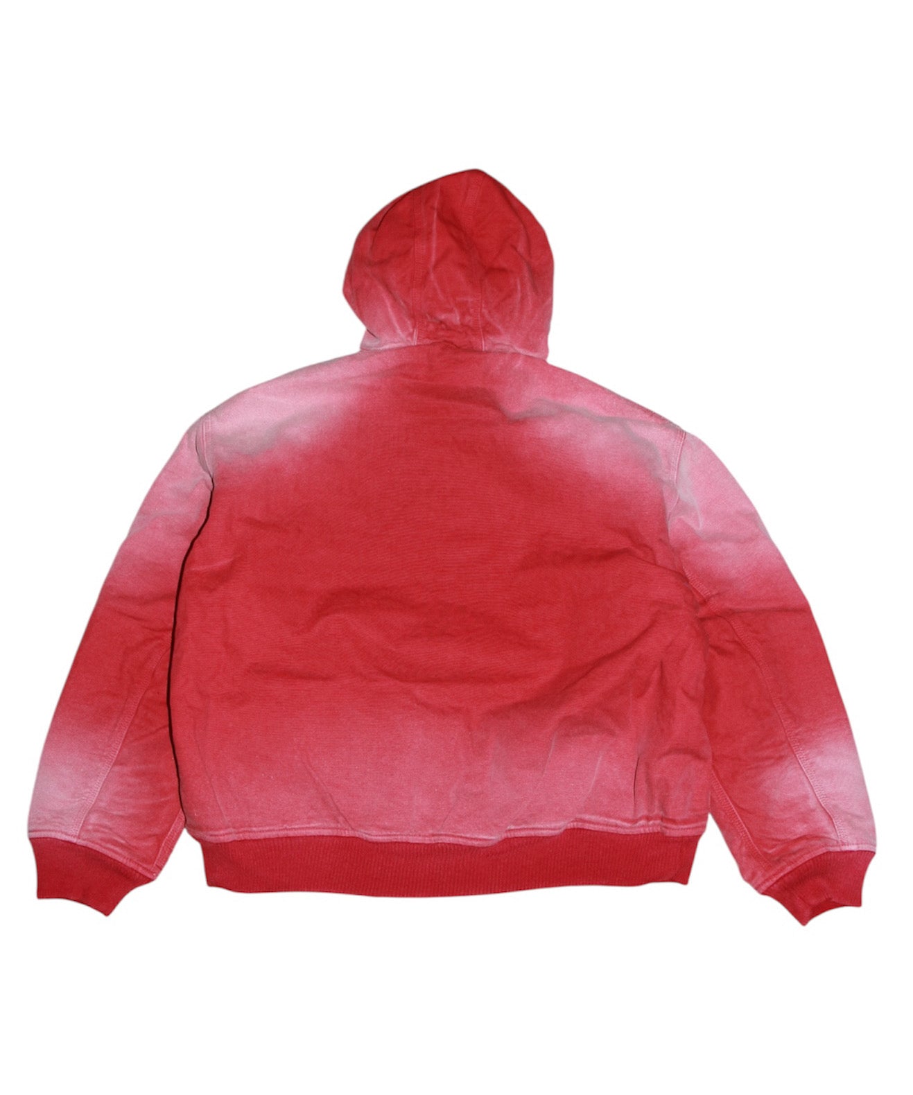 Vintage-effect embroidered jacket "RED"