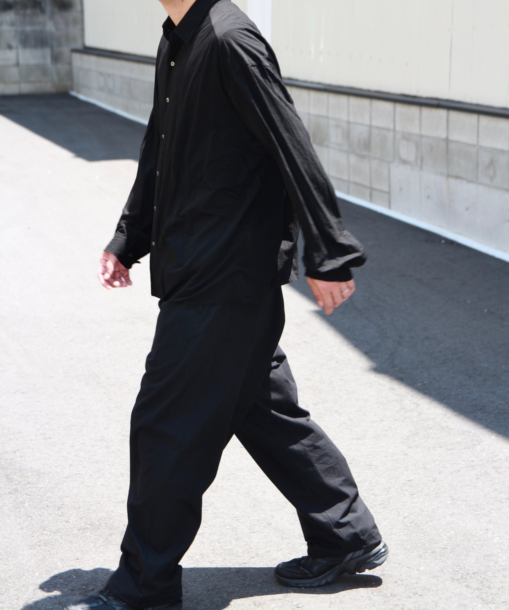 46G Artisan Shirt "BLACK(Night Black)"