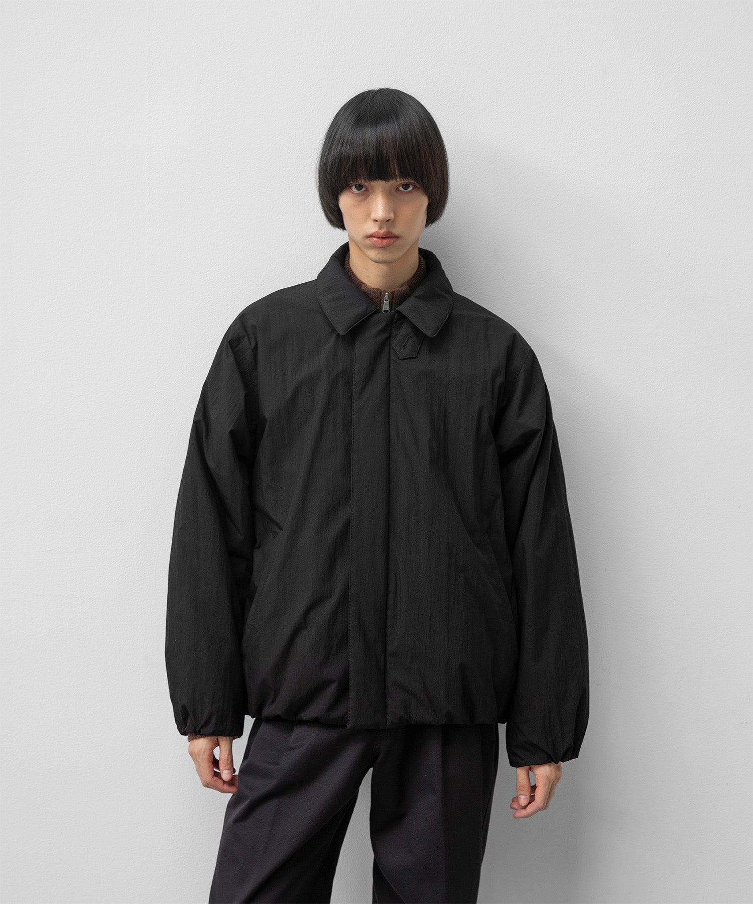 ANOTHER OFFICE アナザーオフィス アウター  中綿ジャケット　プリマロフト　ブラック 韓国ブランド  正規取扱店 INPUT 広島