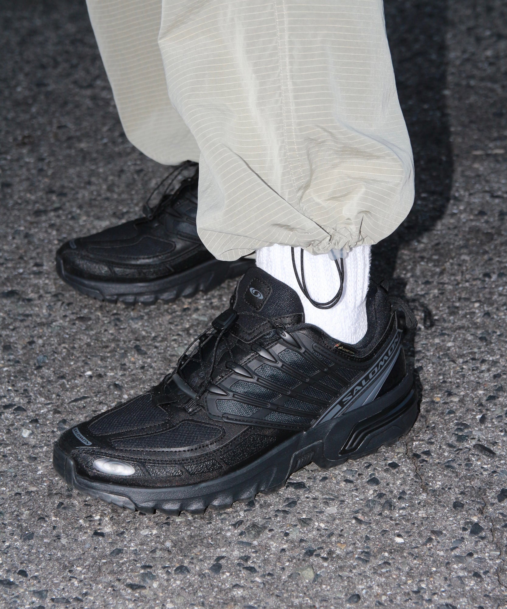 LIGHT GRID PANTS "CREAM"