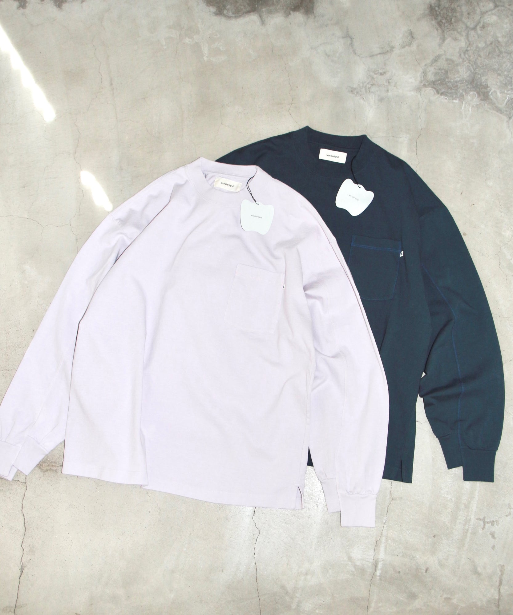 Stitch L/S T-shirt "CHARCOAL"