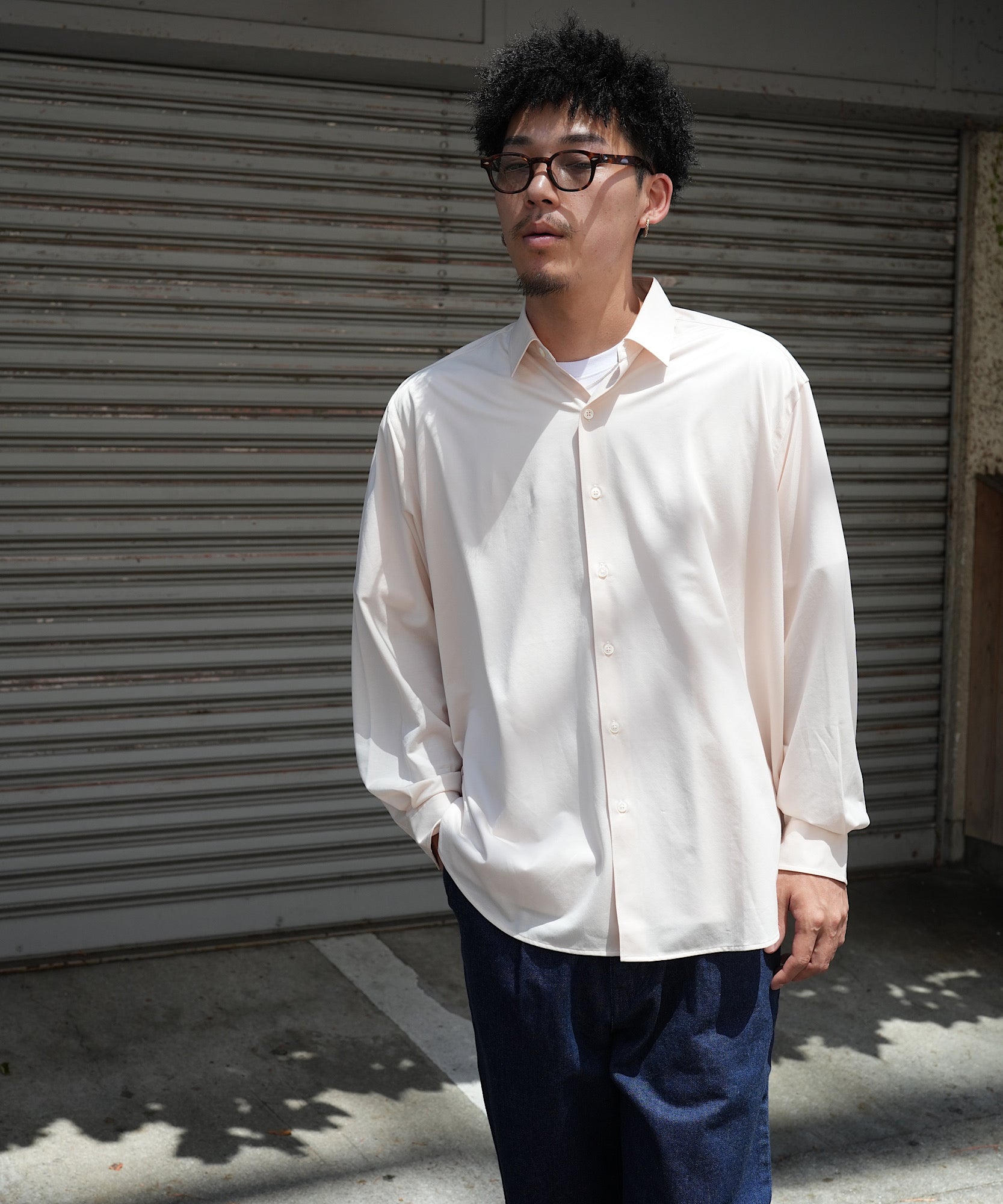 46G Atmosphere Shirt "PINK BEIGE"