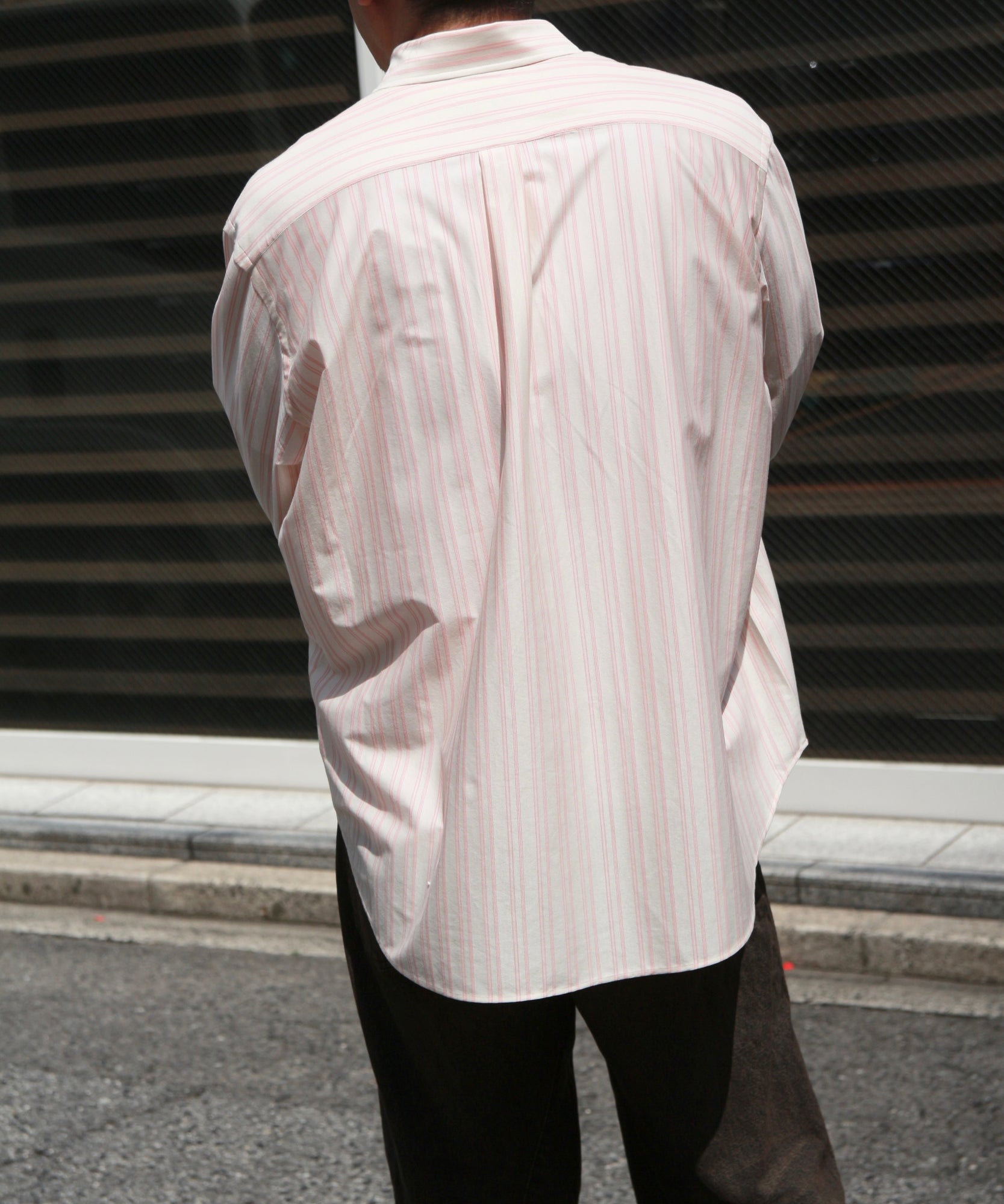 46G Atmosphere Stripe L/S Shirt "PINK"