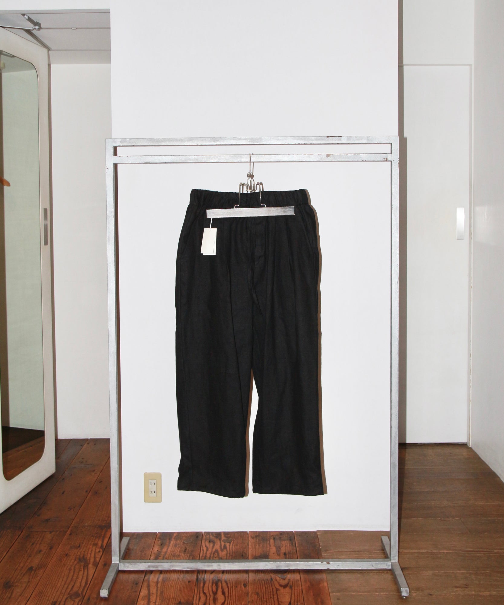 HEMP BROWSING PANTS "BLACK"