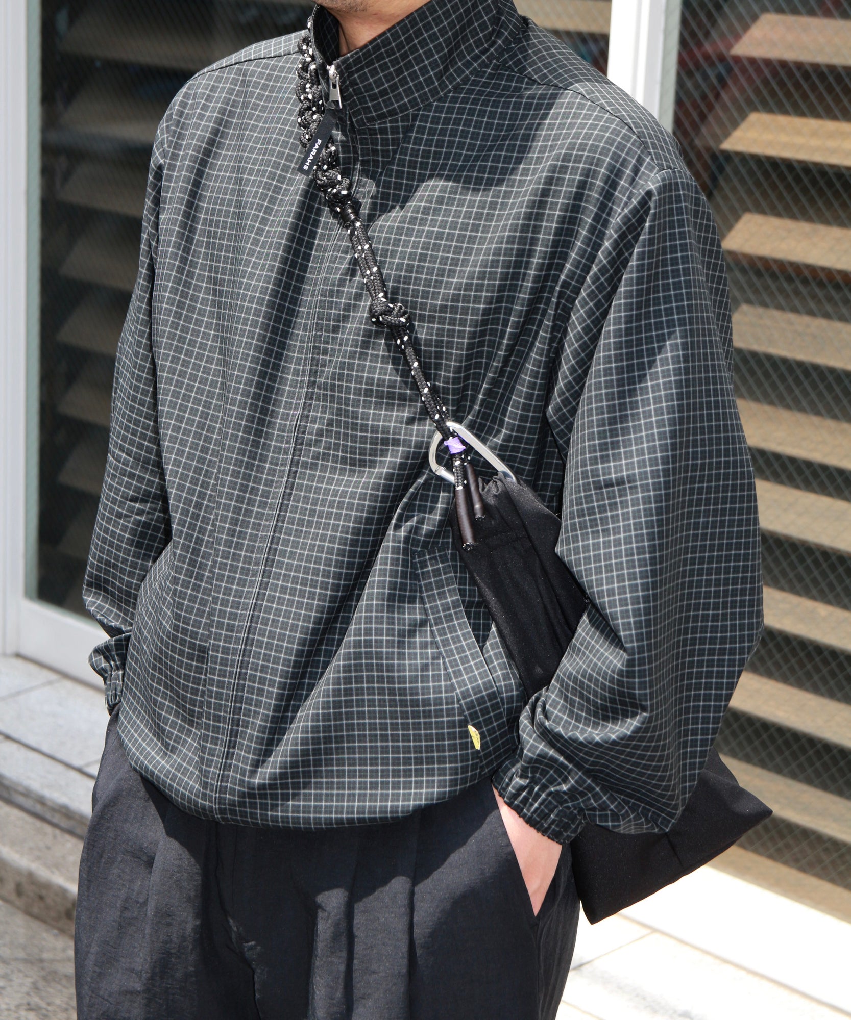 Rope Shoulder Bag 1 "BLACK"