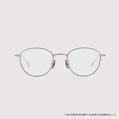 KOUGETSU "PLUTINUM SILVER × CLEAR to D.GREY"