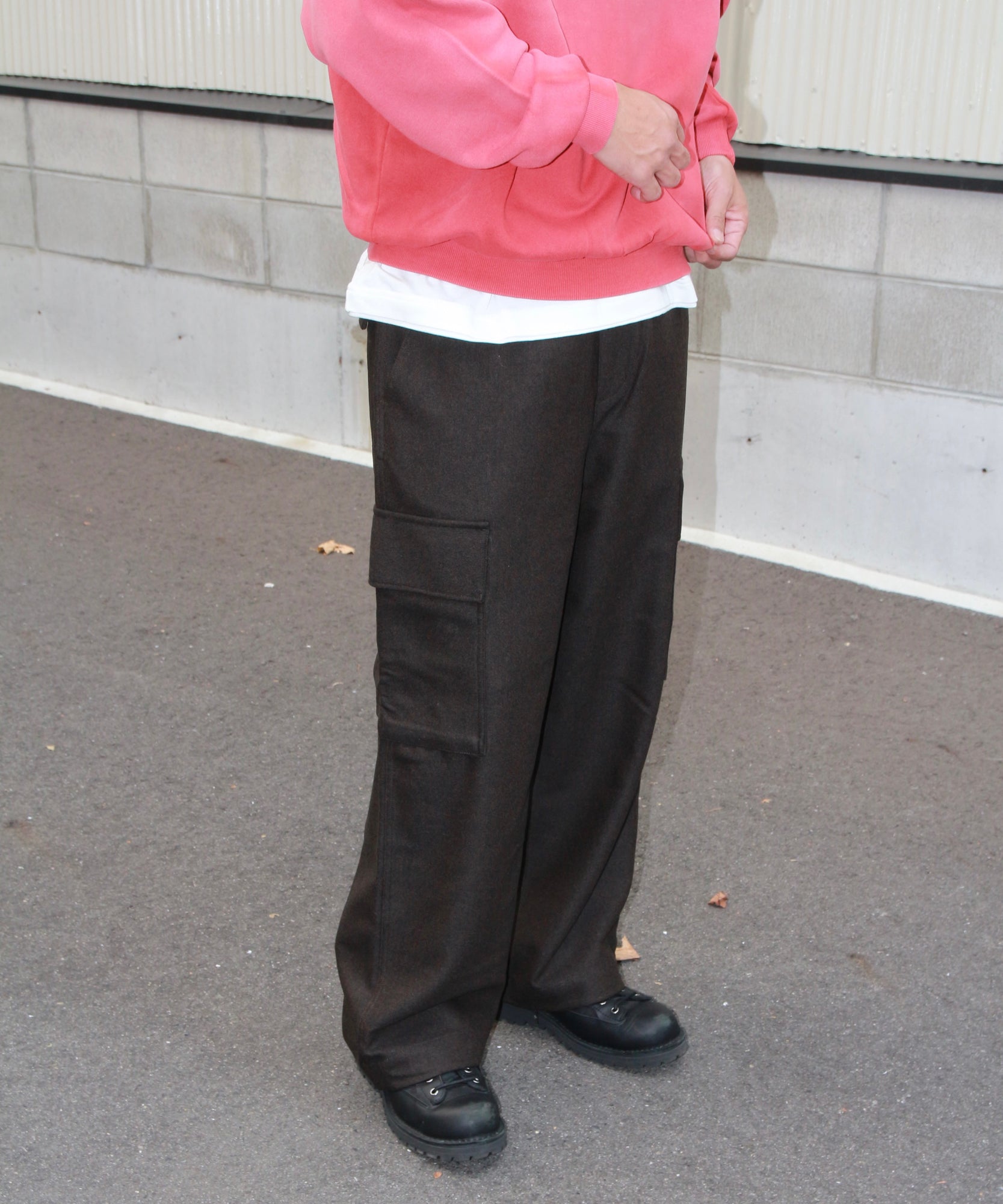 Cargo Pants "GOLD"(Homespun Wool)