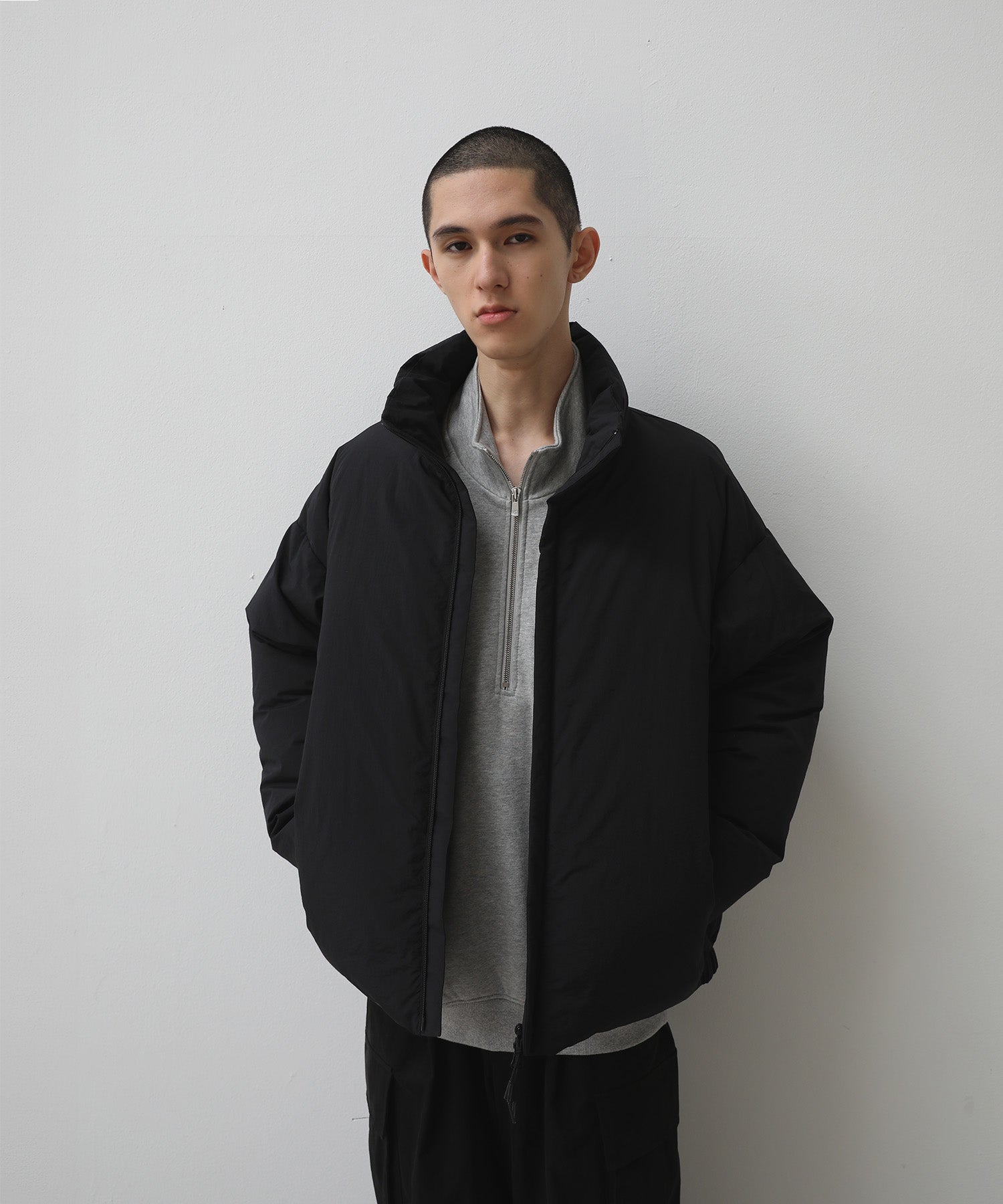 ANOTHER OFFICE アナザーオフィス アウター  ダウンジャケット　ブラック 韓国ブランド  正規取扱店 INPUT 広島