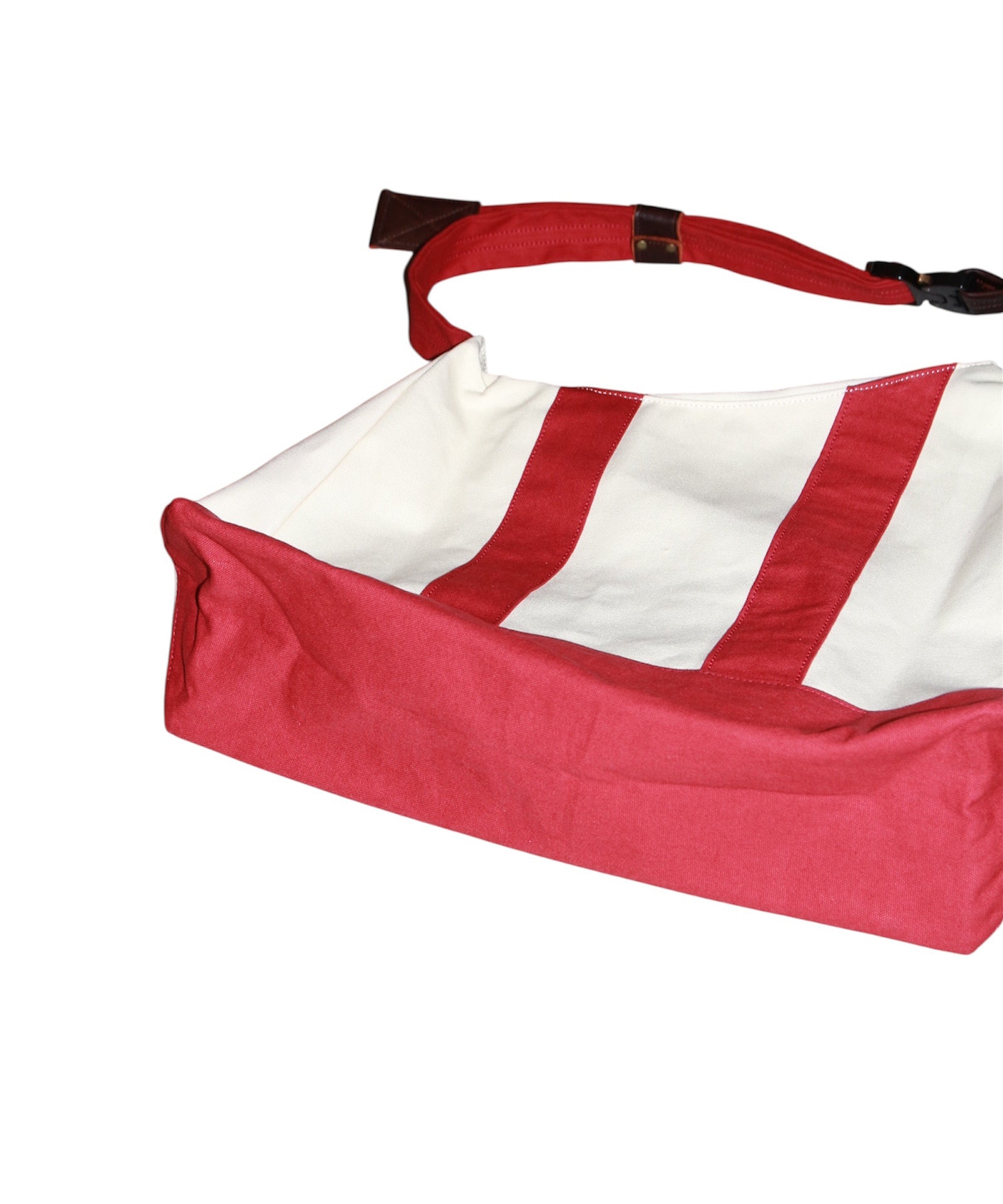 3D cutting messenger bag "RED"