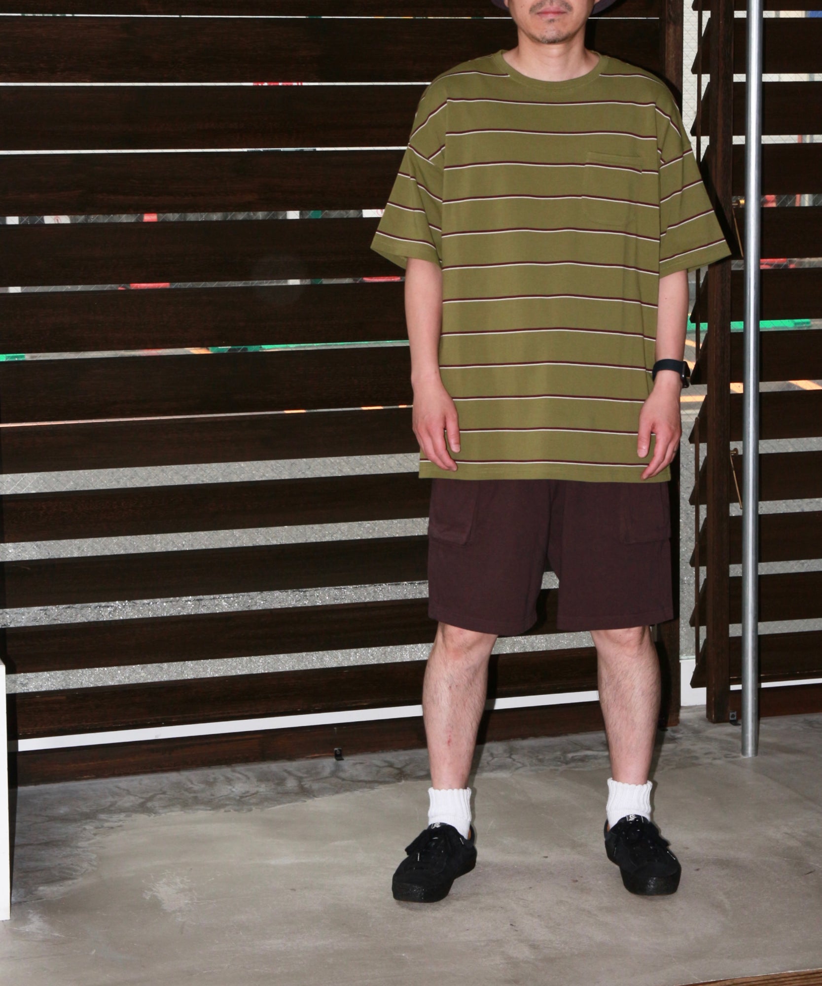 Cargo Short Pants "RAISIN"