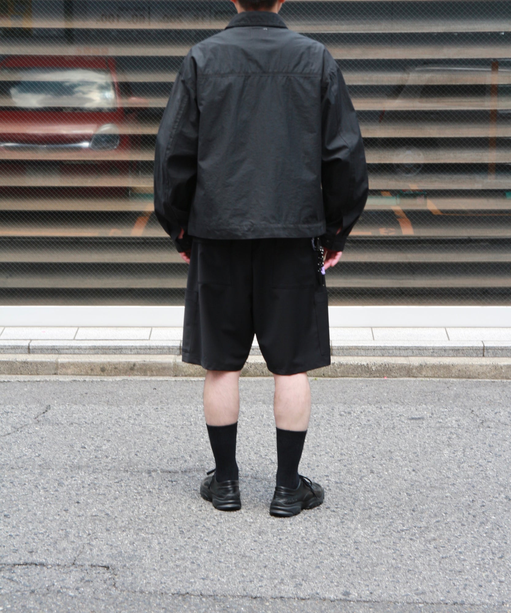 4-Stitch Chambry Jacket "BLACK"