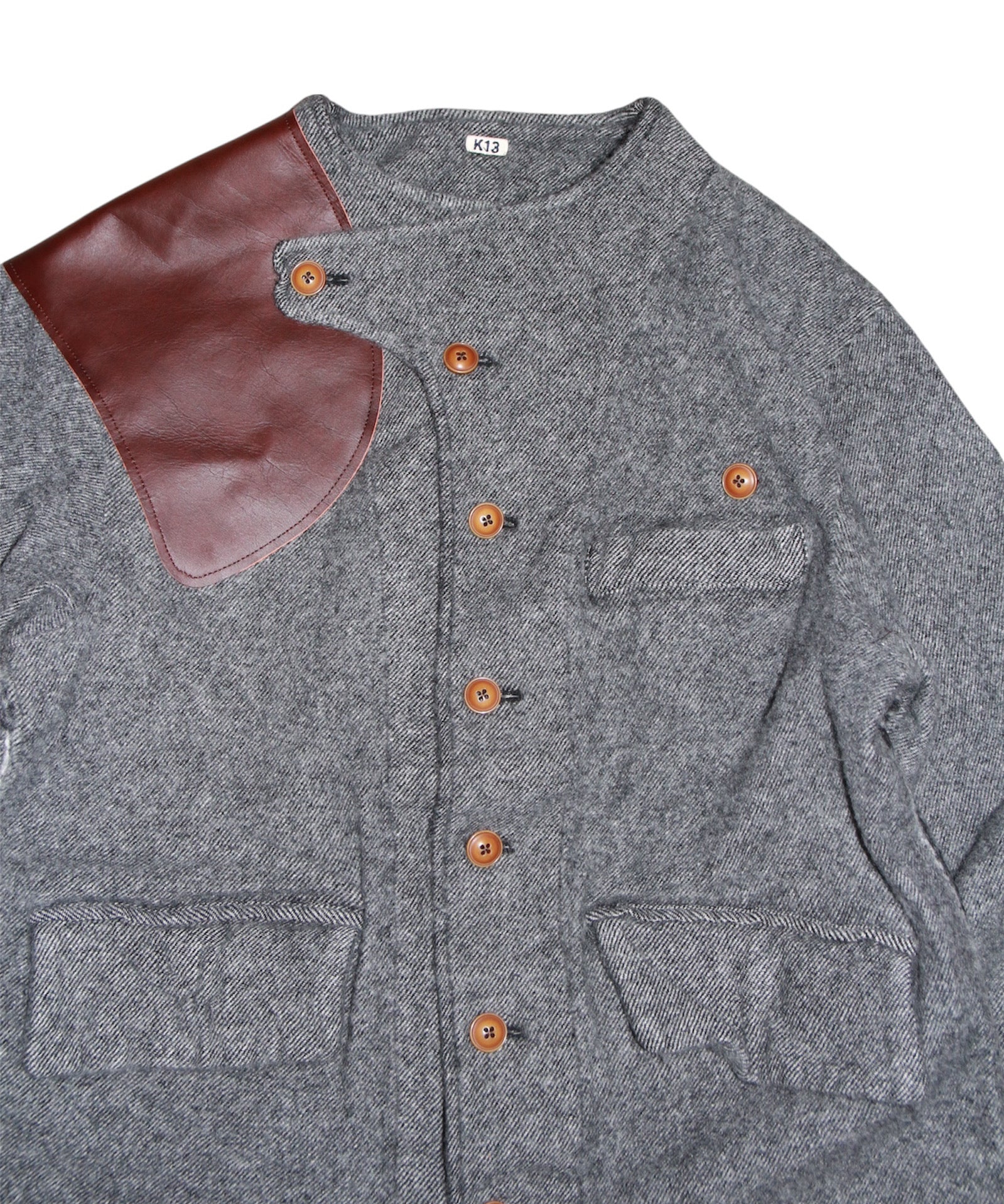 Asymmetric jacket "GRAY"