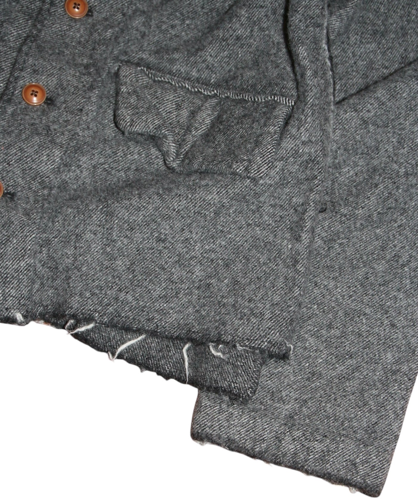 Asymmetric jacket "GRAY"