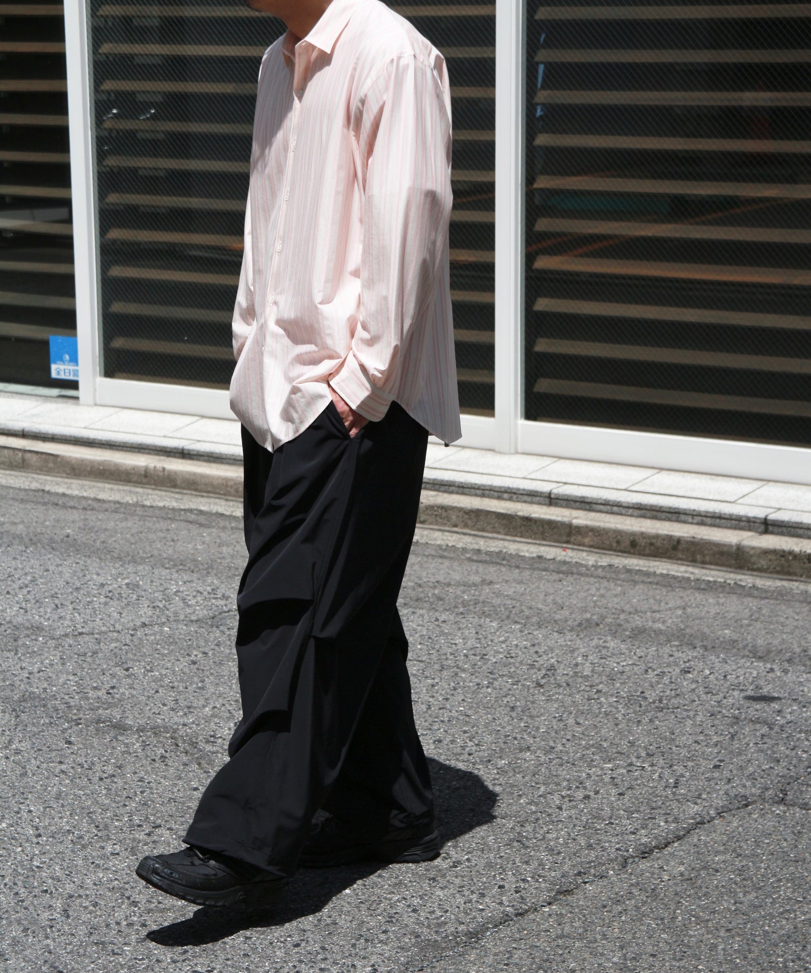 バックタックフライトパンツ "BLACK"