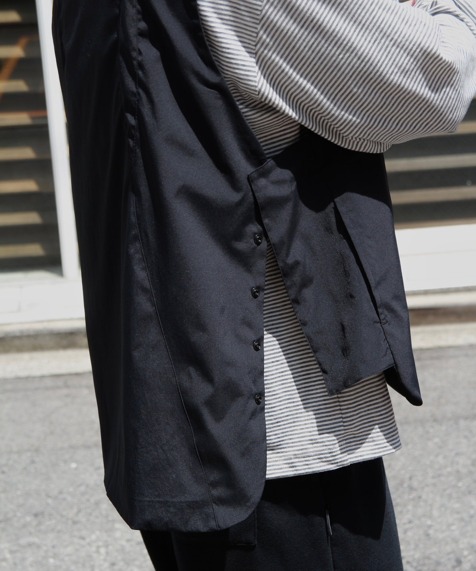 ジッパーベスト "BLACK"