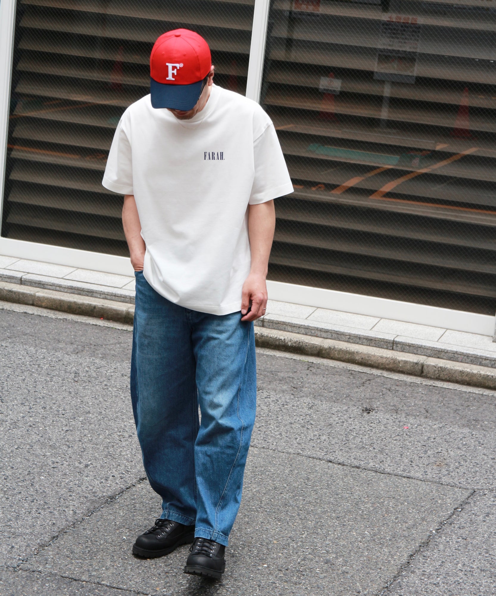 Printed Graphic  S/S Tee "Classic Logo" "WHITE"