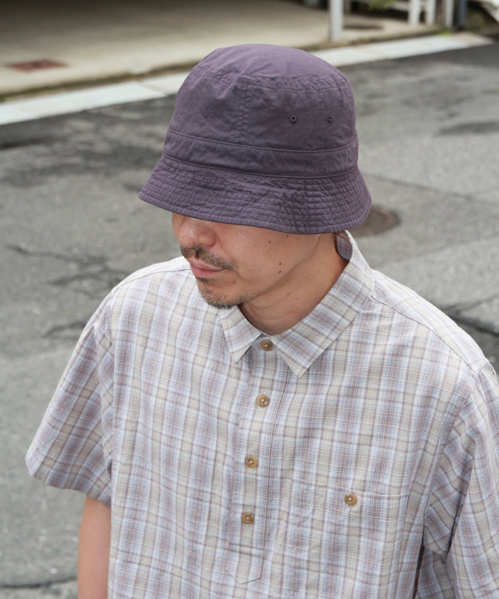 Panel Hat "RAISIN"