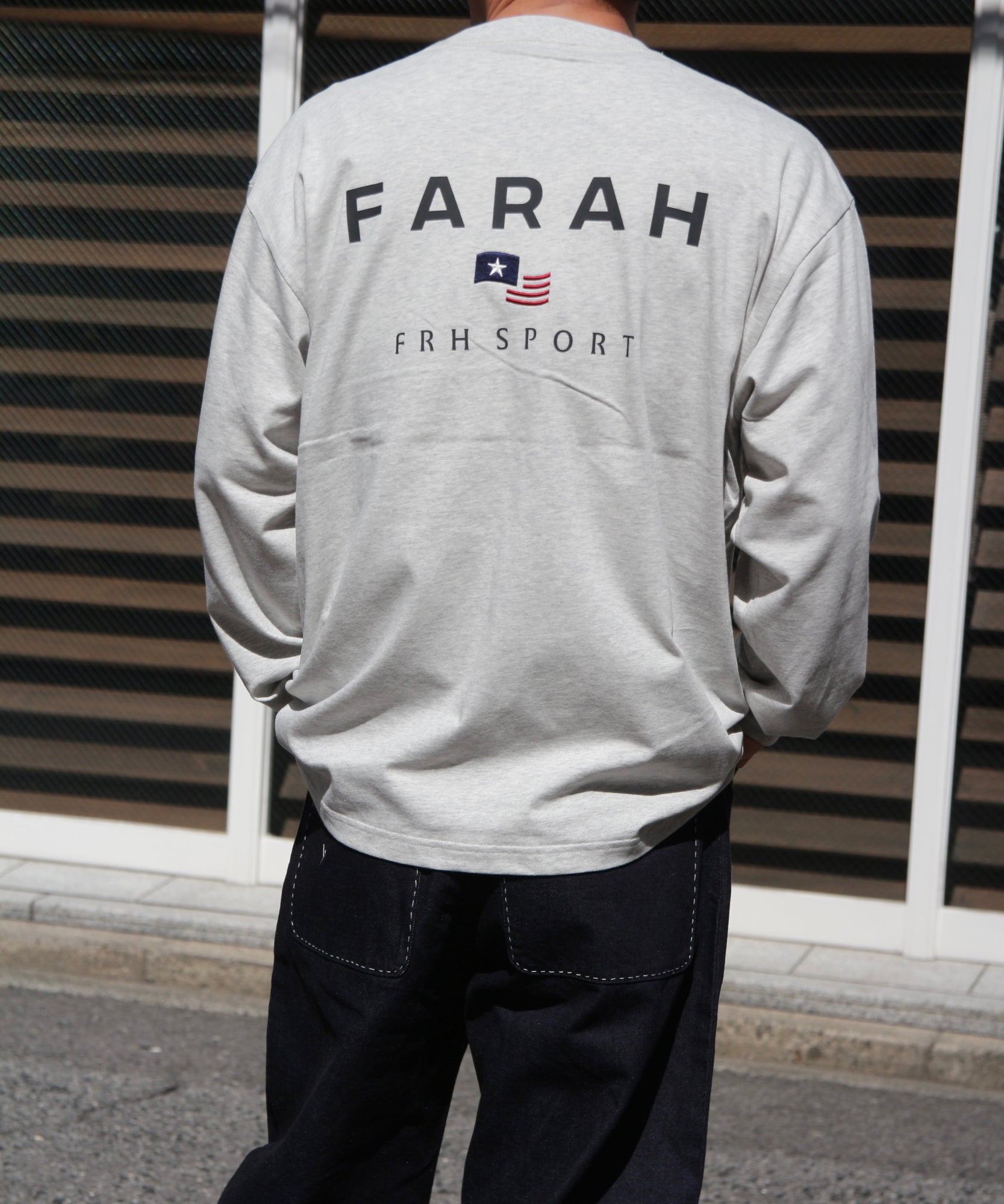 Printed Graphics L/S Tee "FRH SPORT" T.GREY"