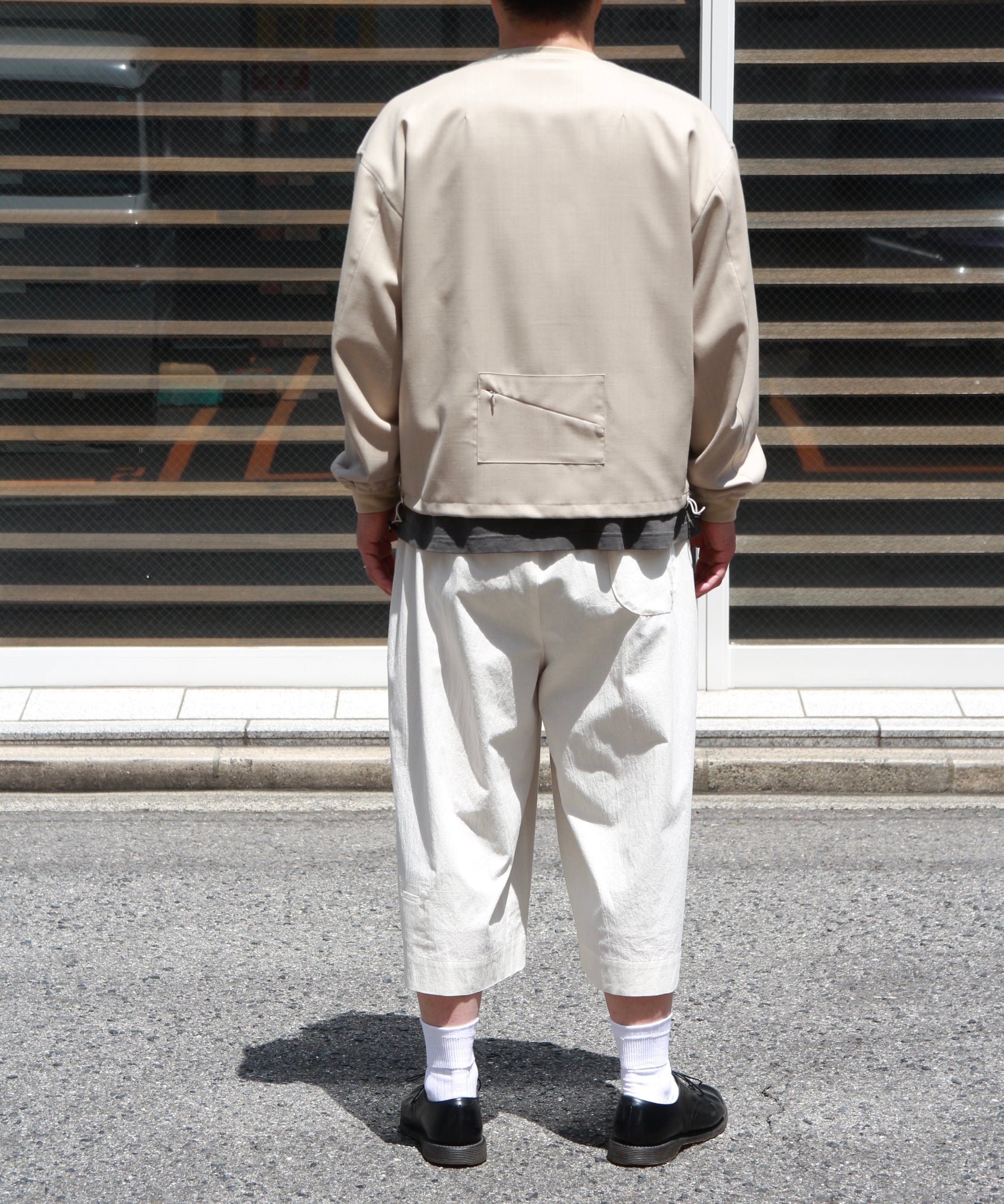 ワイドイージーアンクルシャツPT "KINARI"