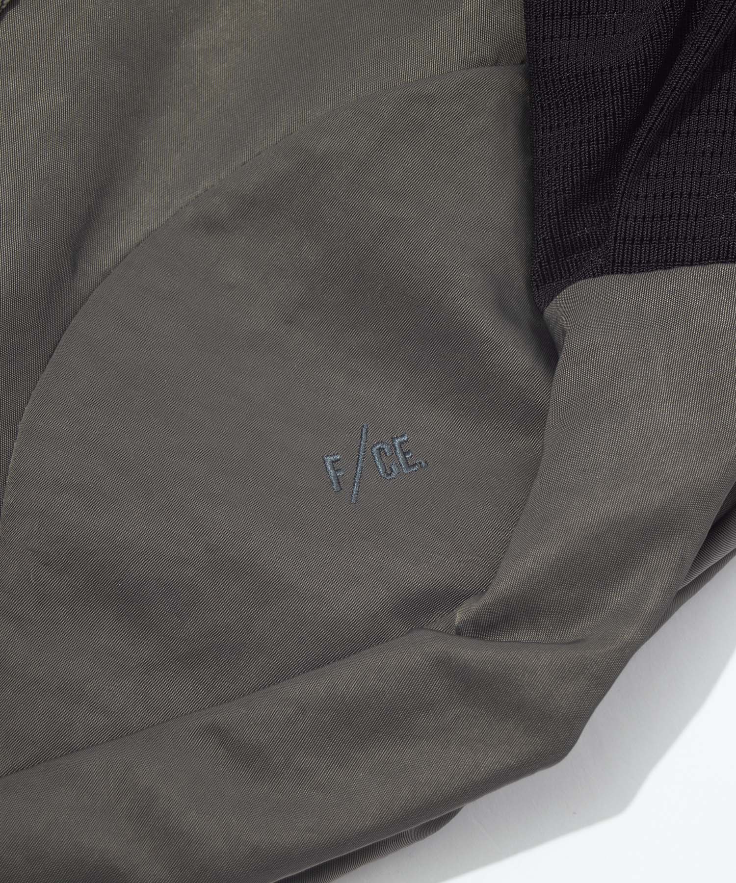 TEXTURED TWILL MINI SHOULDER BAG "BLACK"