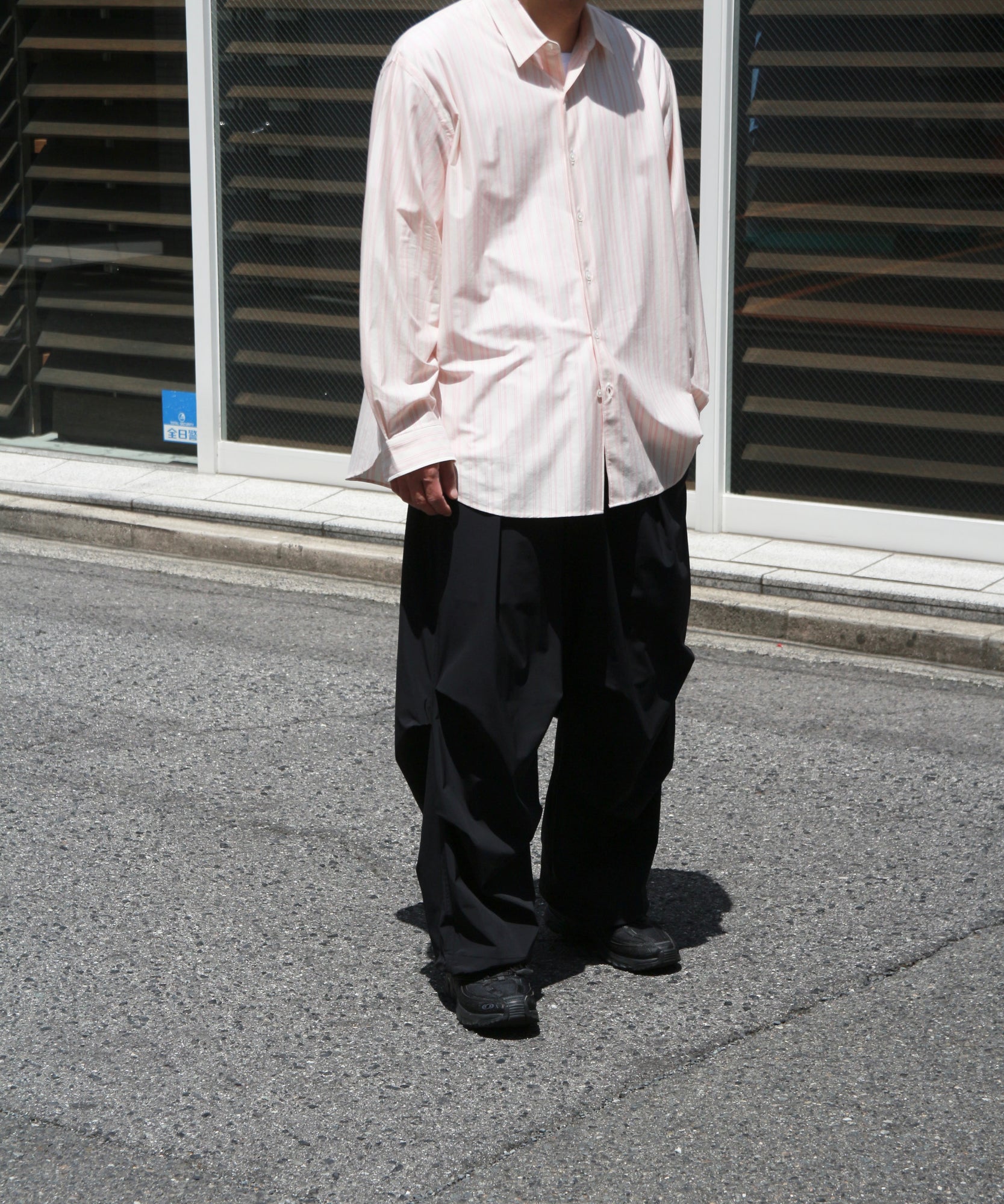 バックタックフライトパンツ "BLACK"