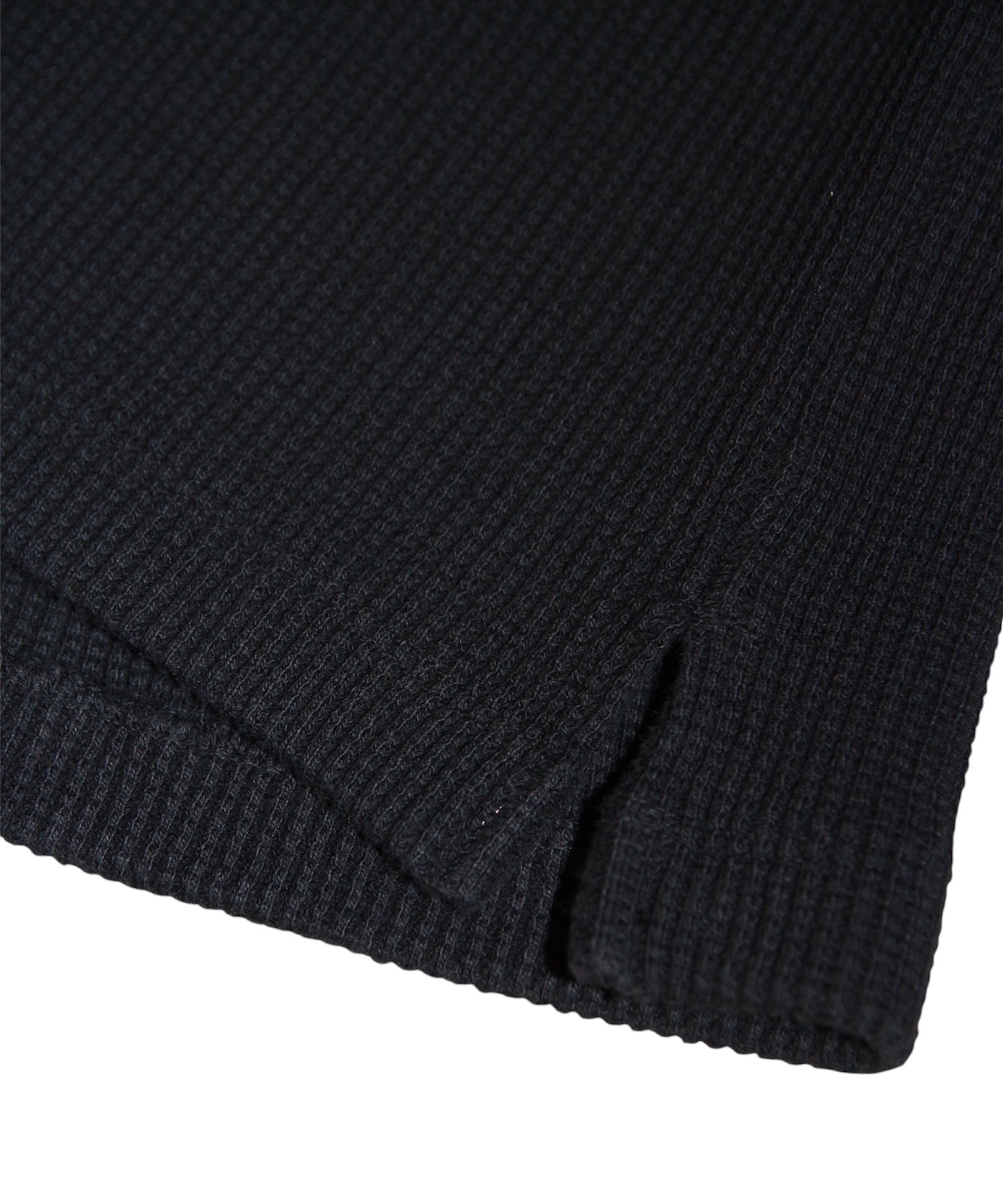 Waffle L/S "BLACK"