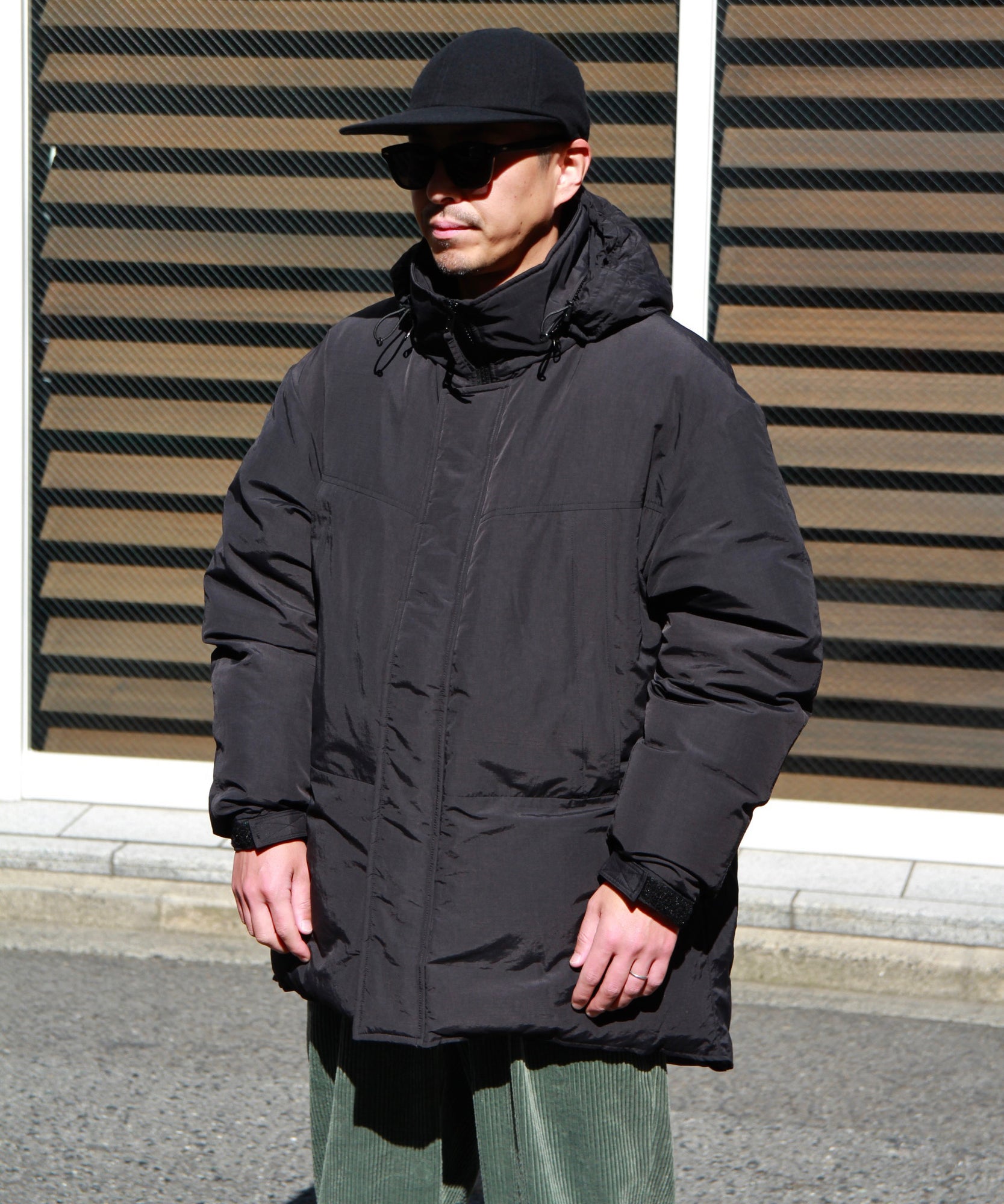 TAION DOWN MONSTER PARKA "BLACK"