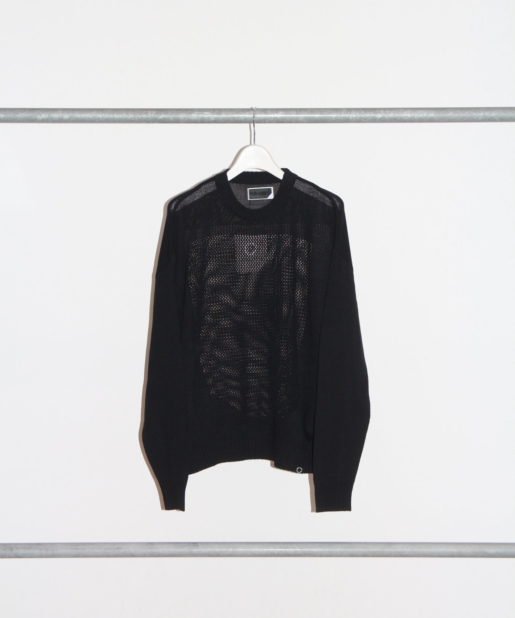 WINDOW WEB SWEATER "BLACK"