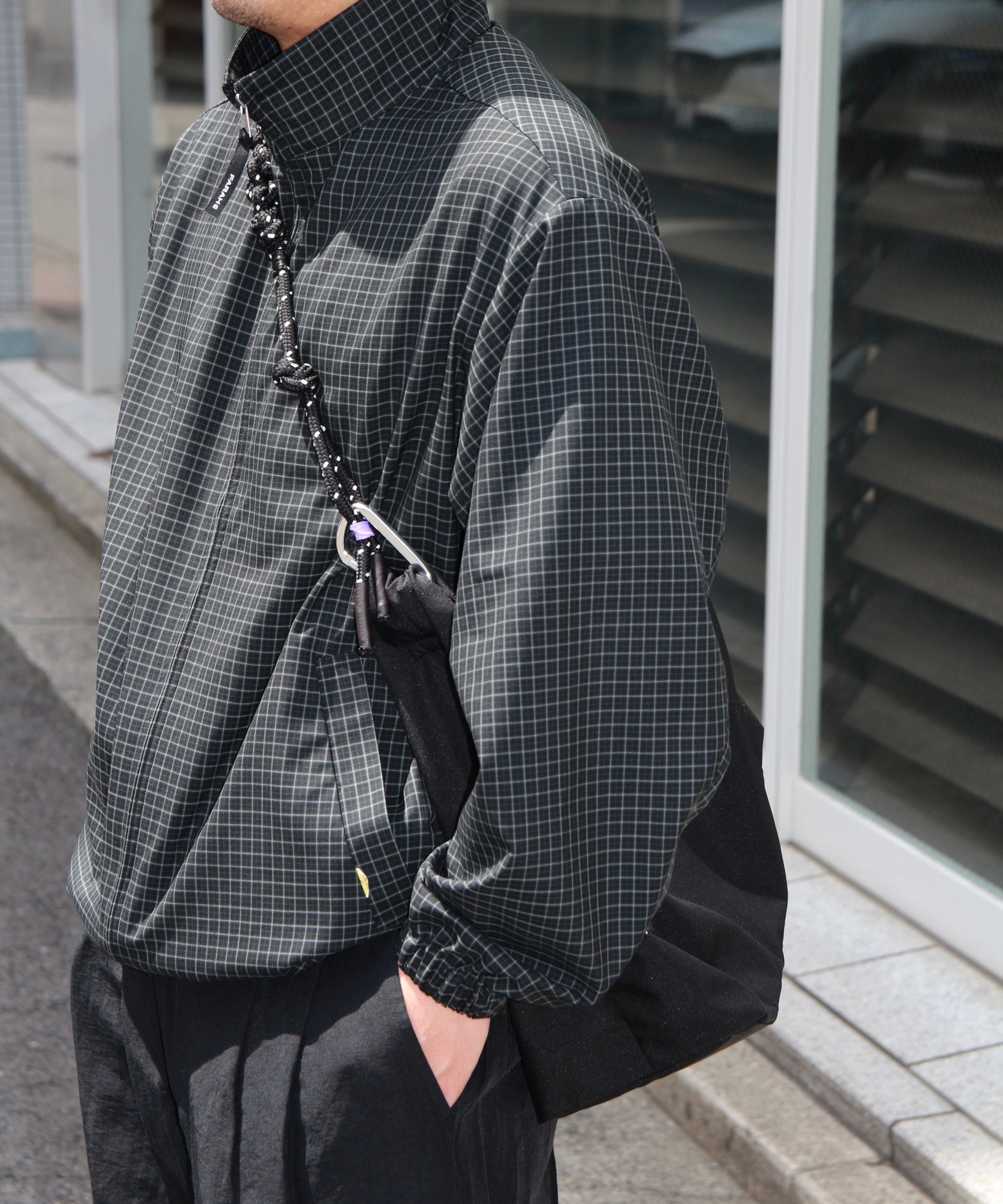 Rope Shoulder Bag 1 "BLACK"