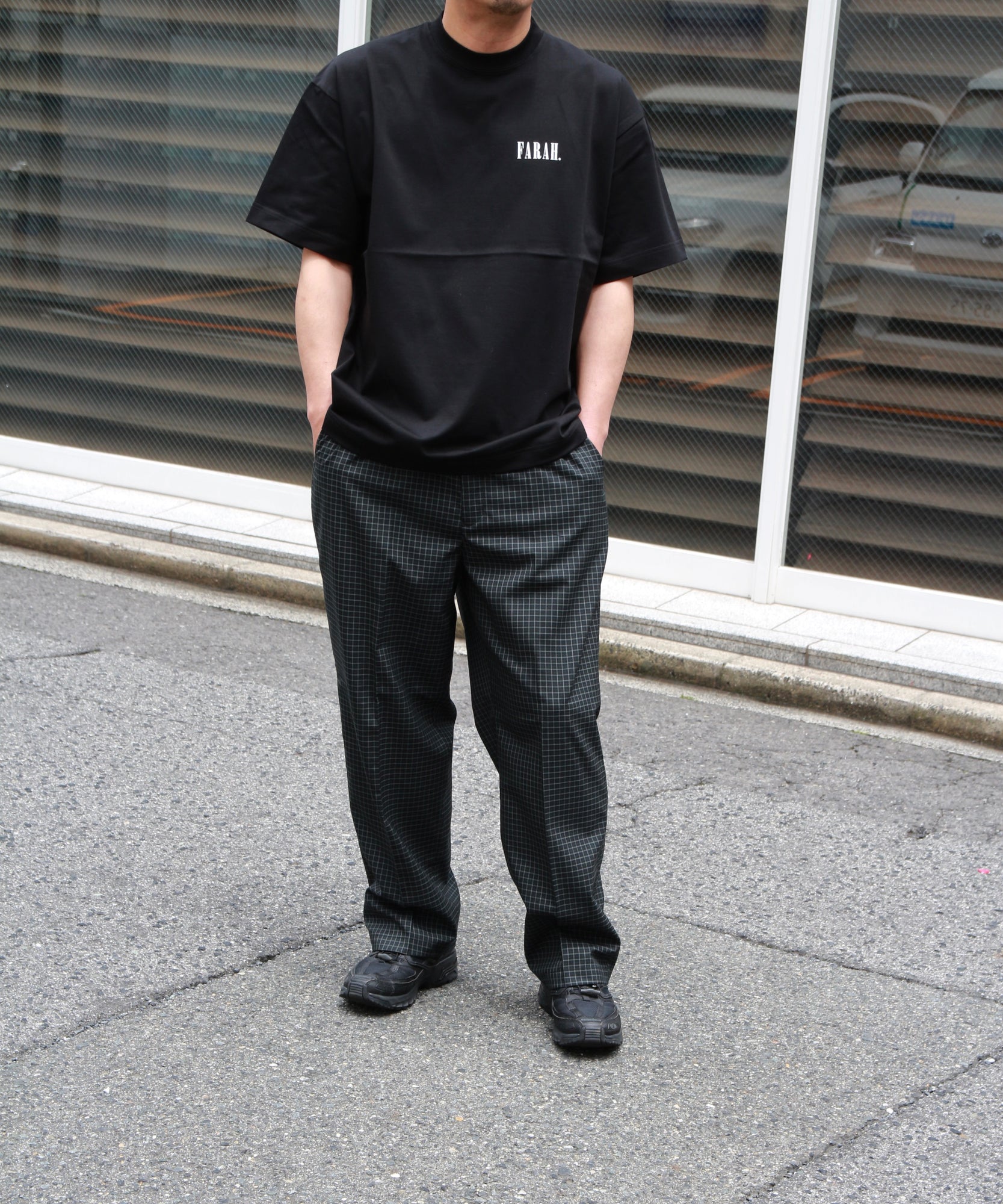 Printed Graphic  S/S Tee "Classic Logo" "BLACK"
