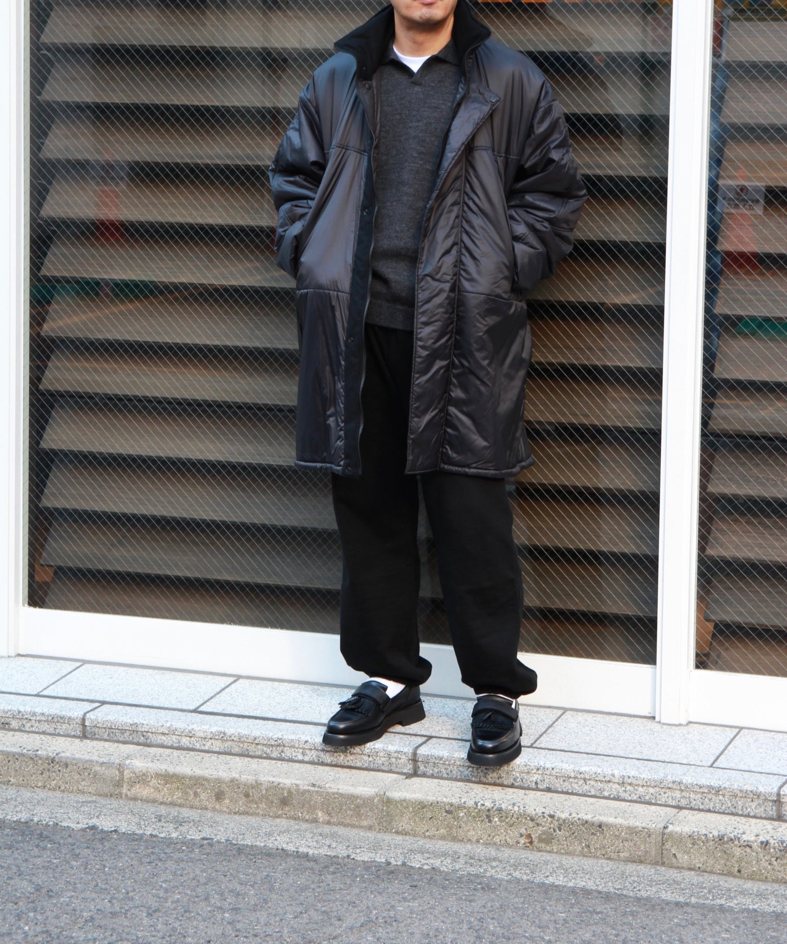 PADDED MONSTER JACKET "BLACK"